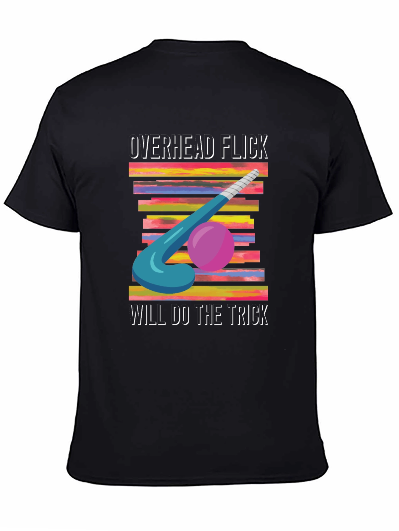 Overhead Flick Hockey T-Shirt - Sporty Graphic Tee