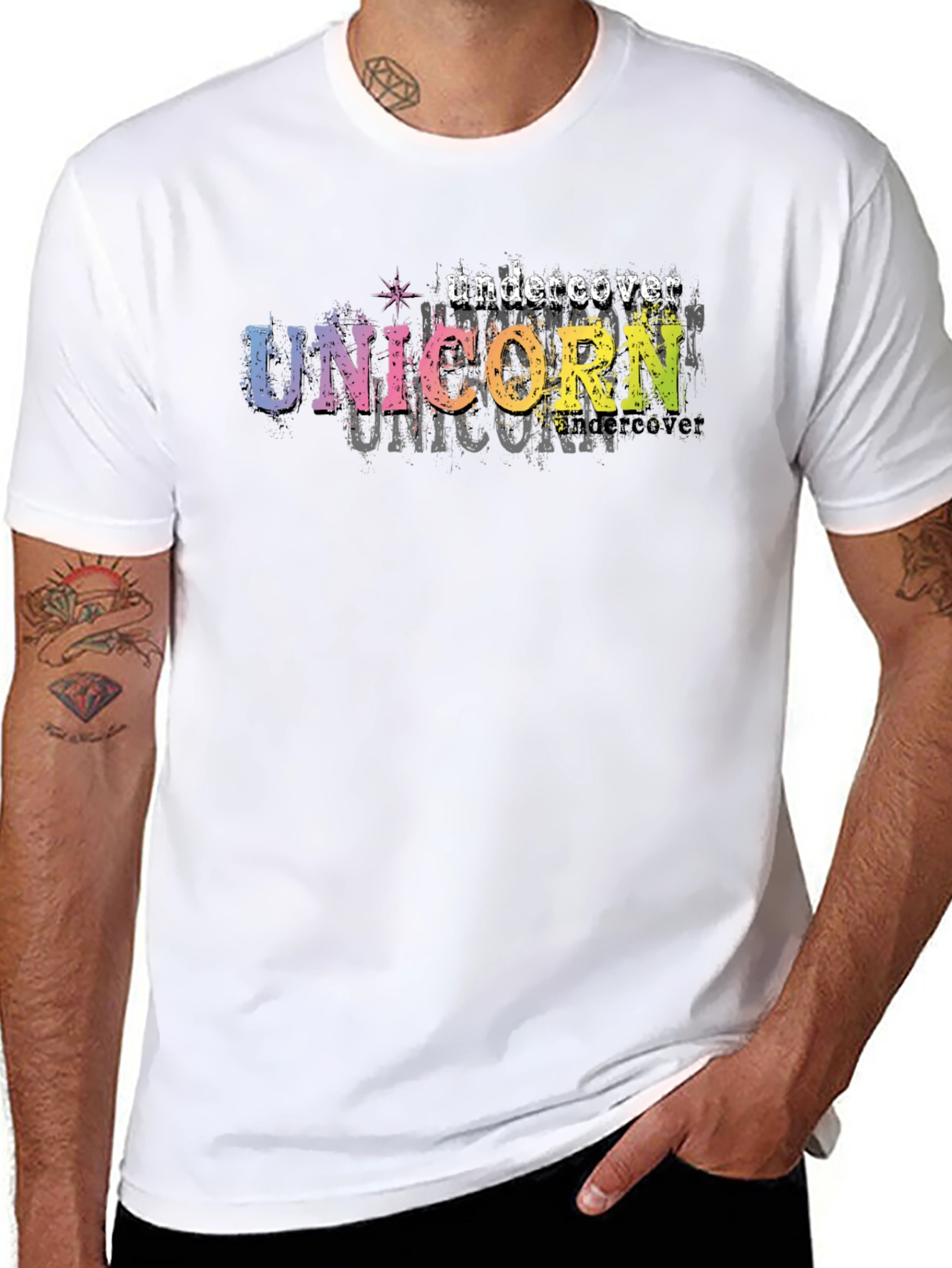 Undercover Unicorn Graphic Tee