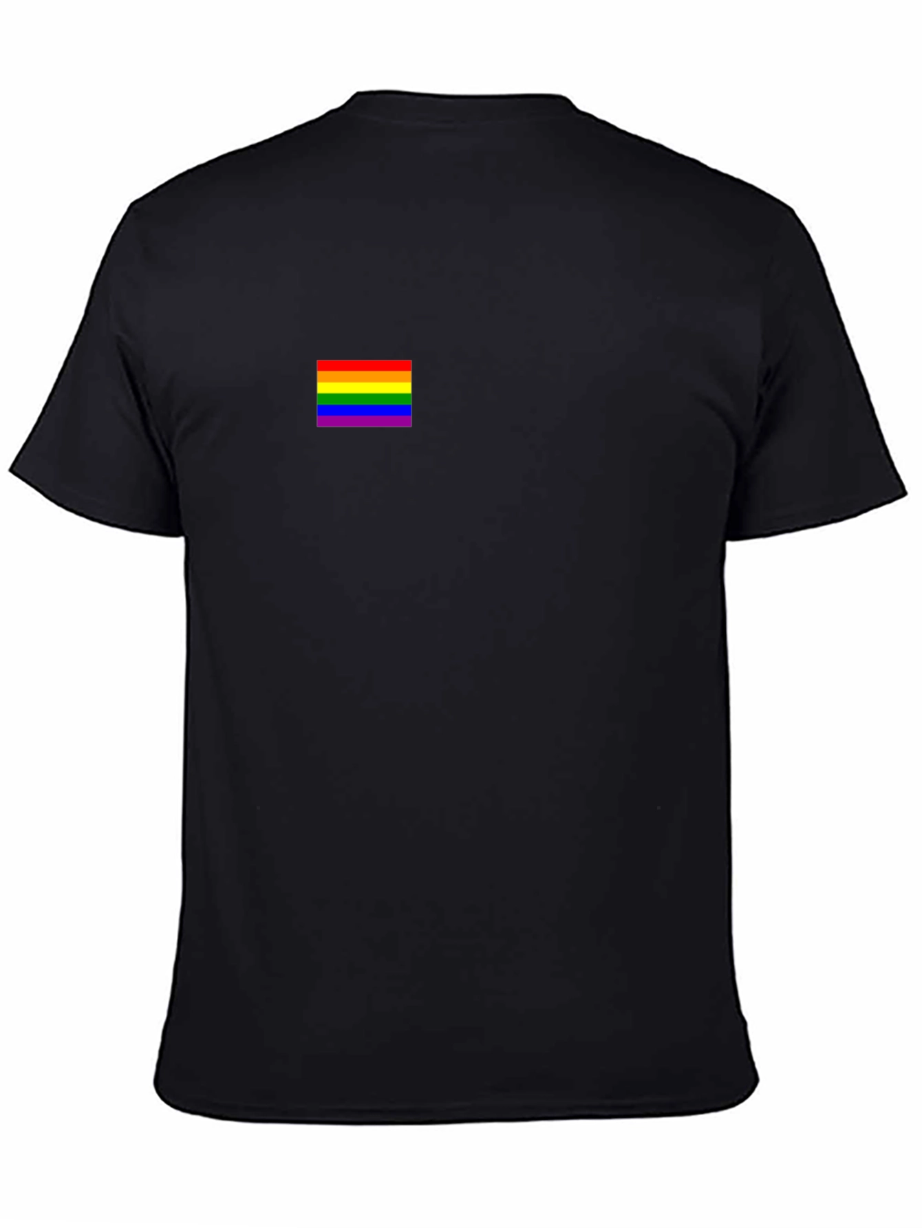 Pride Flag Black T-Shirt