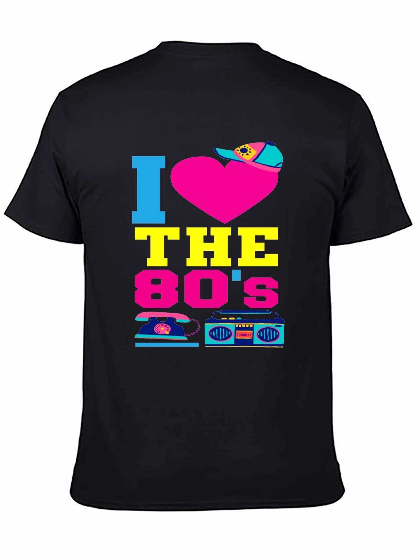 I Heart the 80s Retro Graphic Tee