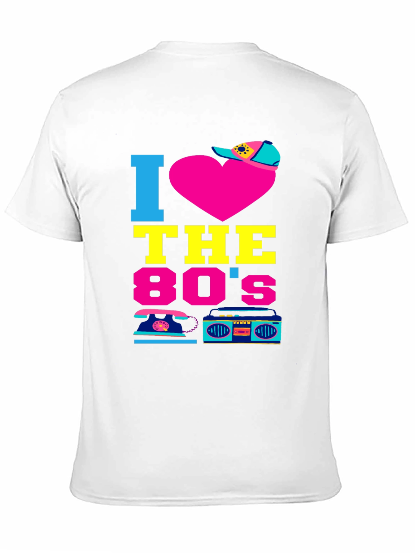 I Heart the 80s Retro Graphic Tee
