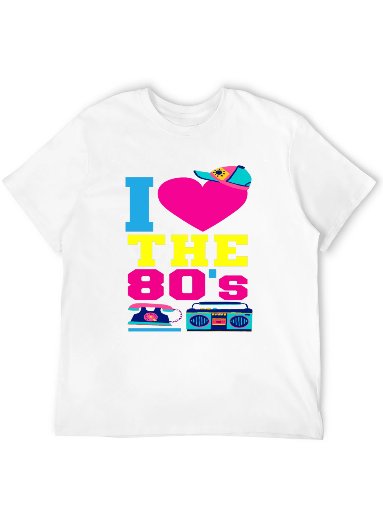 I Heart the 80s Retro Graphic Tee