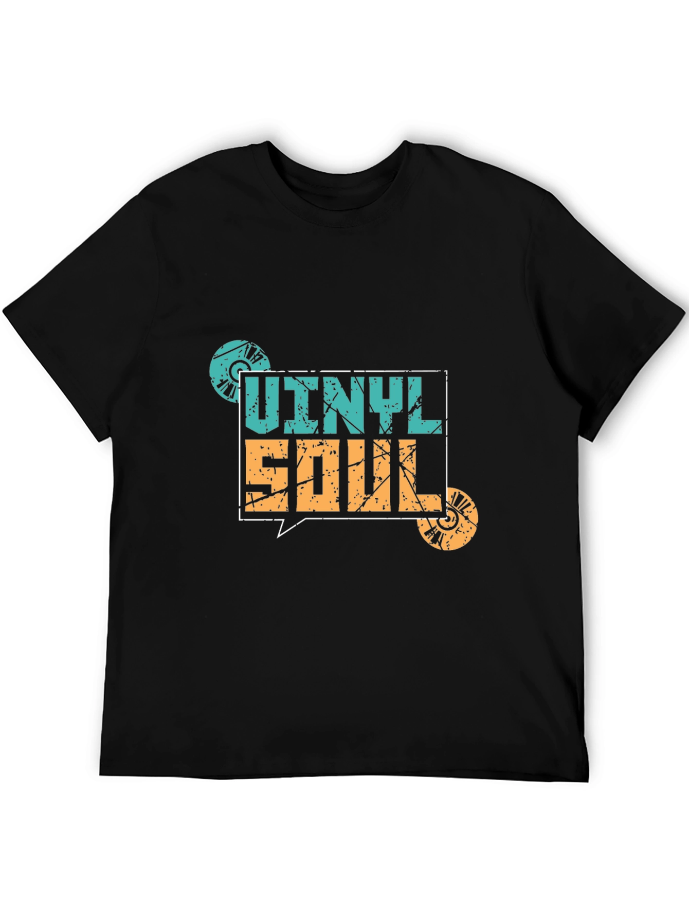 Vinyl Soul Graphic Tee - Retro Music T-Shirt
