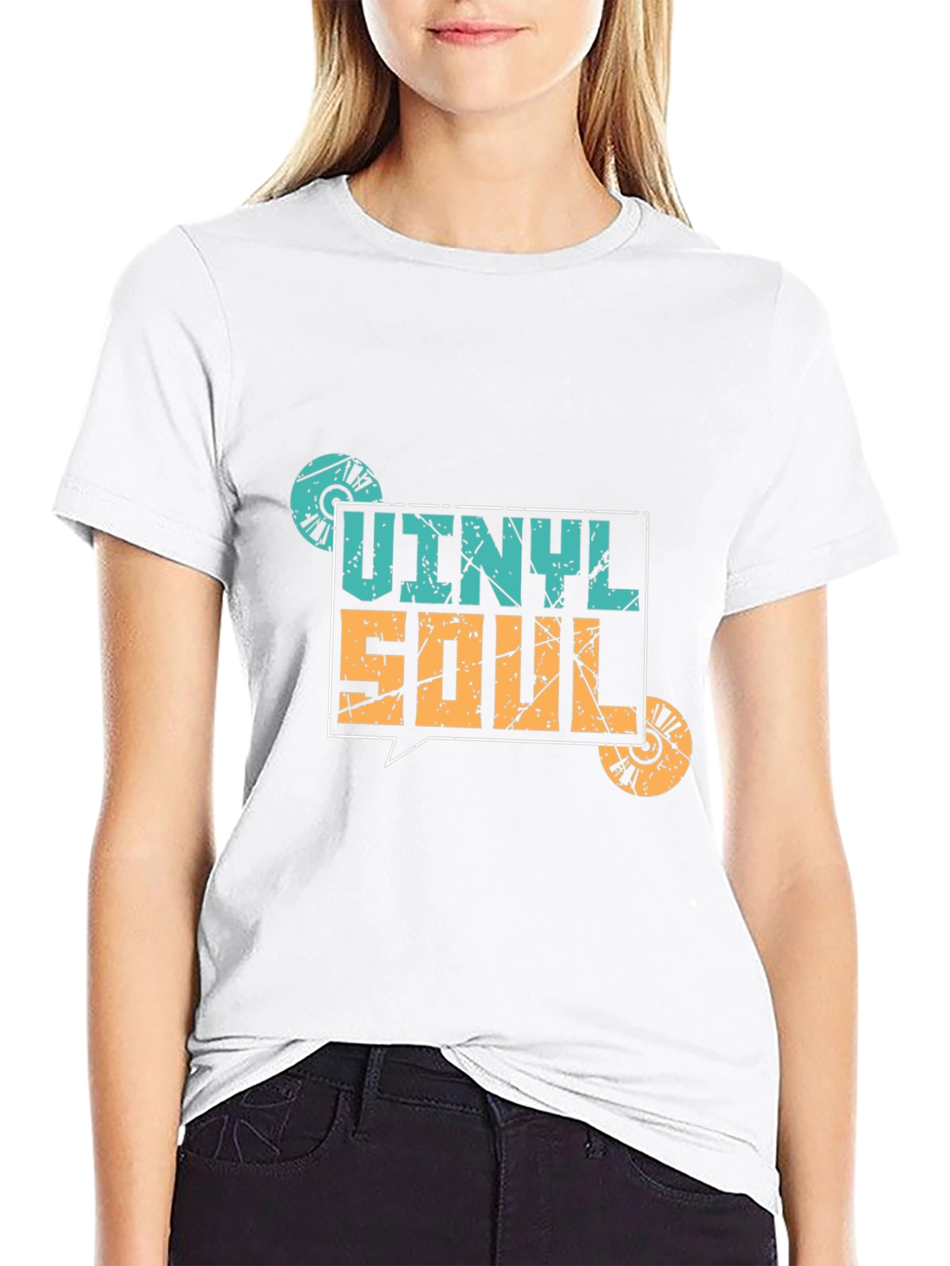 Vinyl Soul Graphic Tee - Retro Music T-Shirt