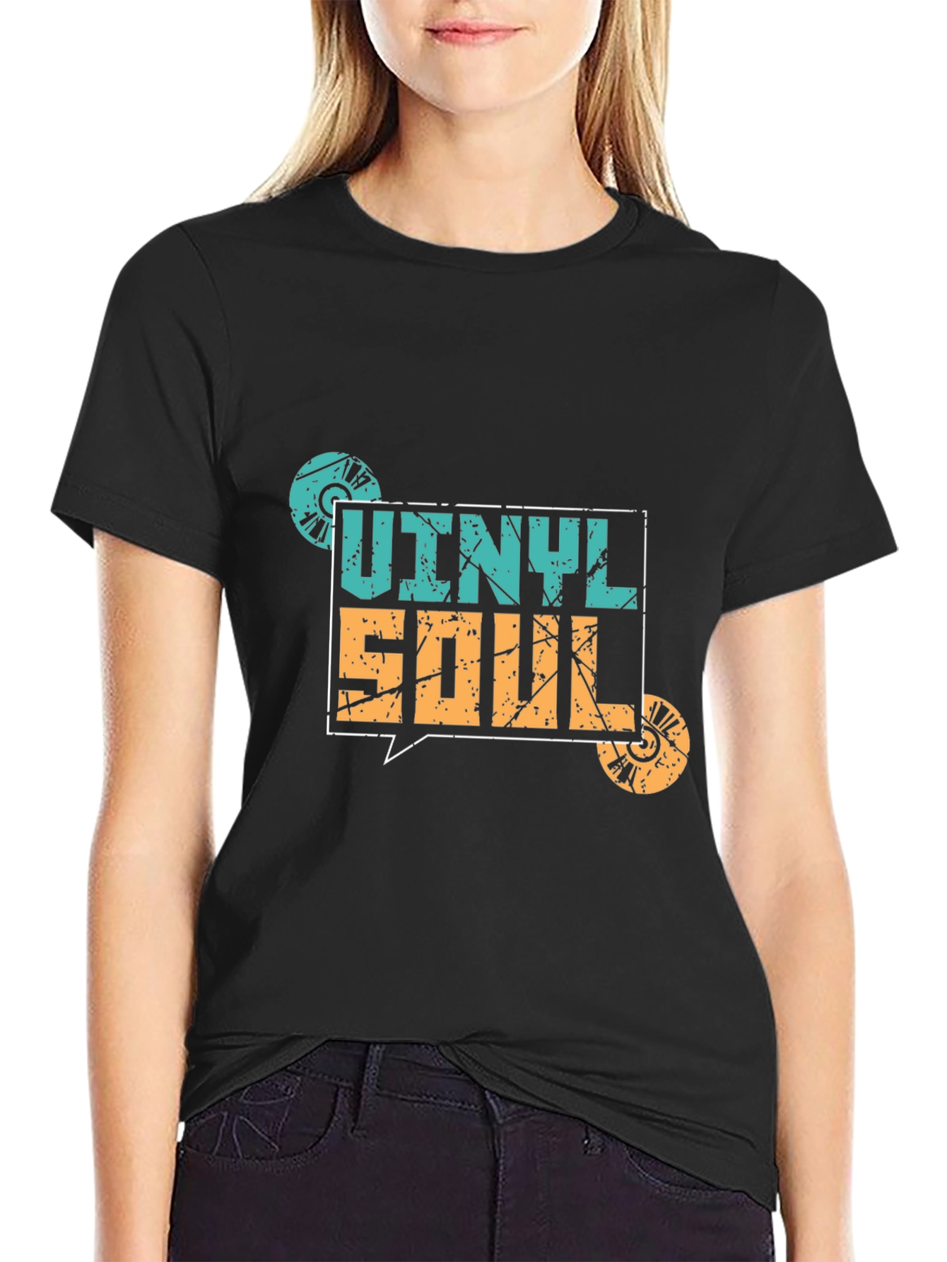 Vinyl Soul Graphic Tee - Retro Music T-Shirt