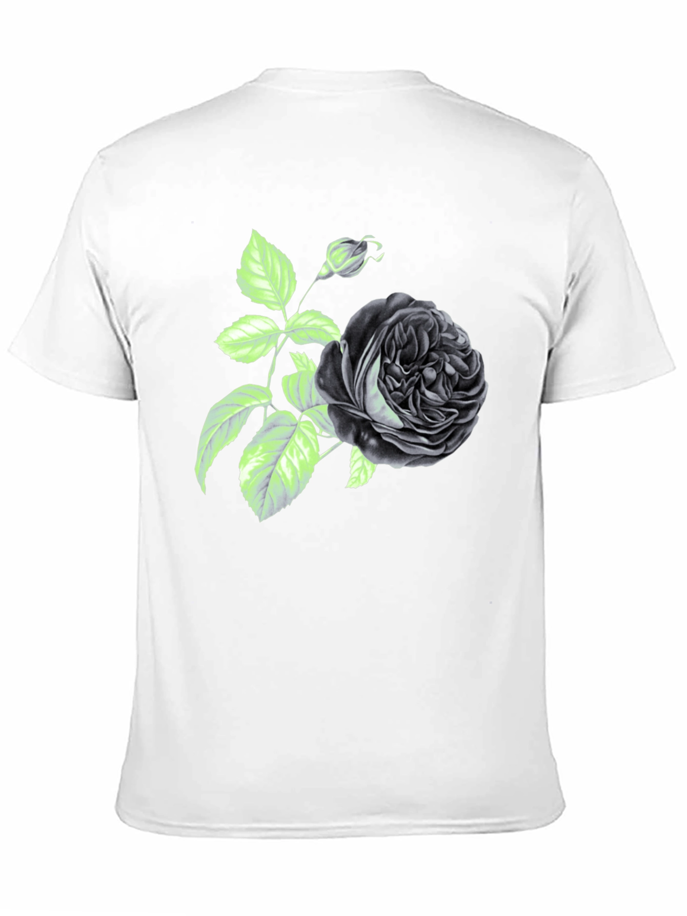 Black Rose Graphic Print T-Shirt