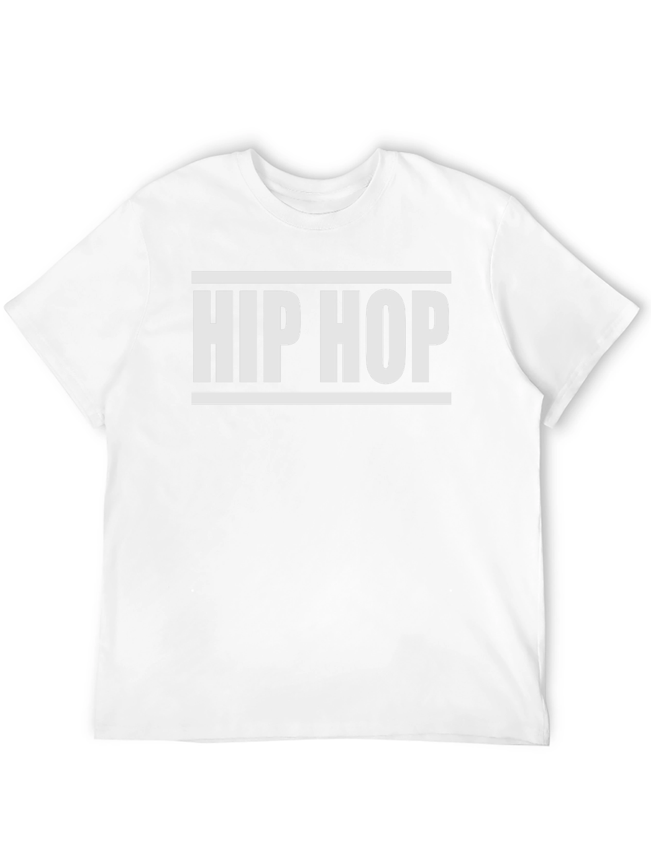 Hip Hop Graphic Tee - Stylish Black T-Shirt