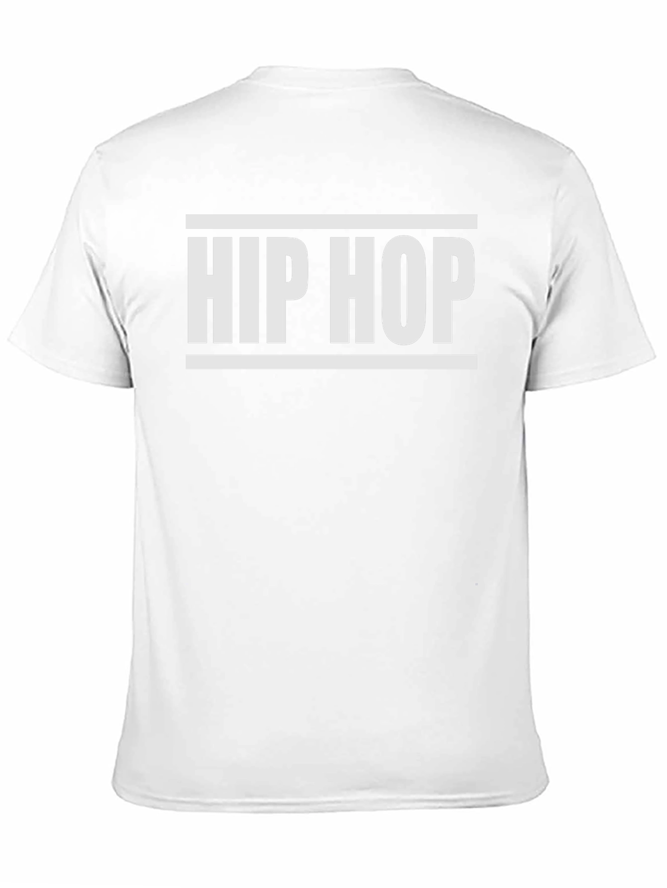 Hip Hop Graphic Tee - Stylish Black T-Shirt