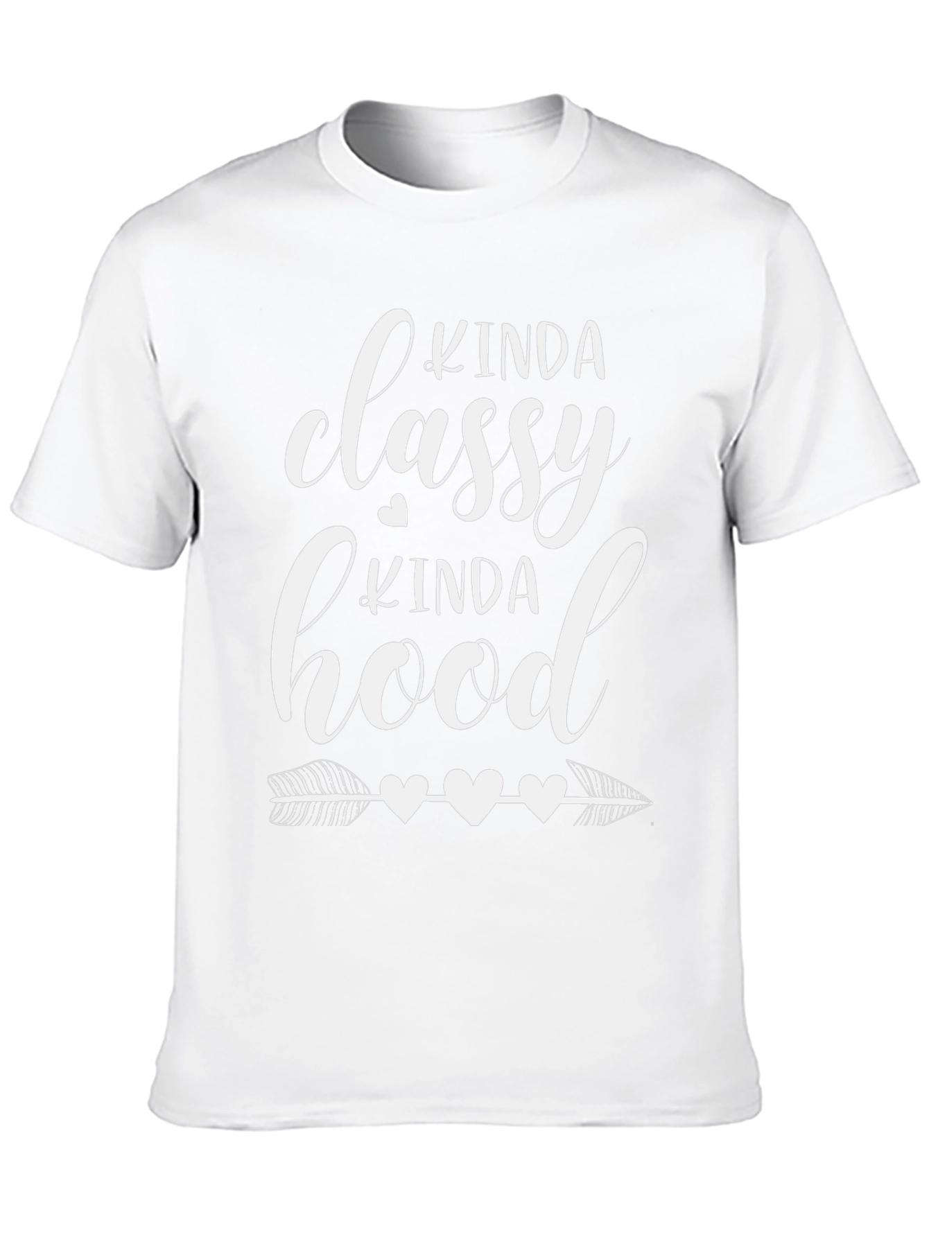 Kinda Classy Kinda Hood Black T-Shirt