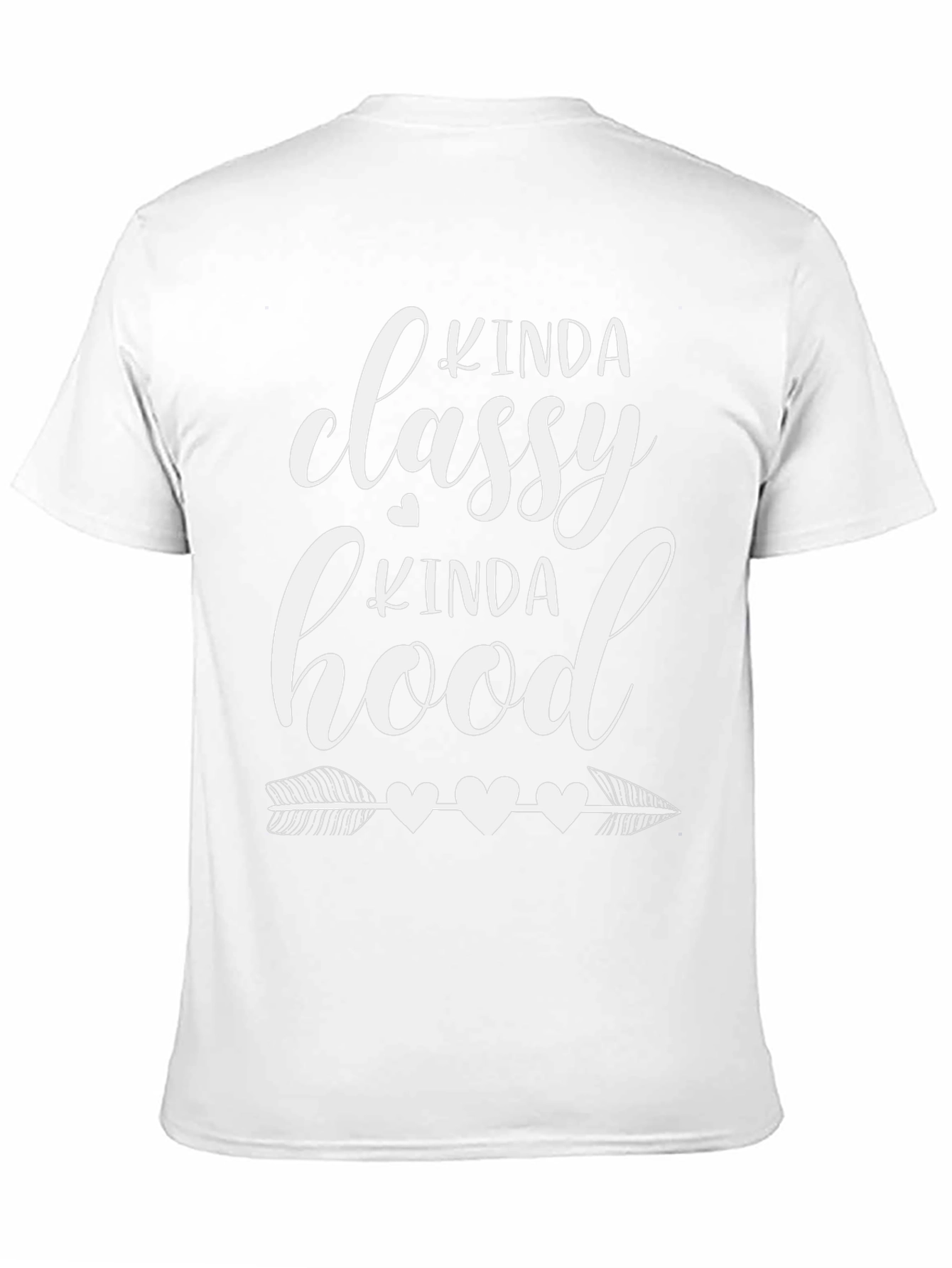Kinda Classy Kinda Hood Black T-Shirt