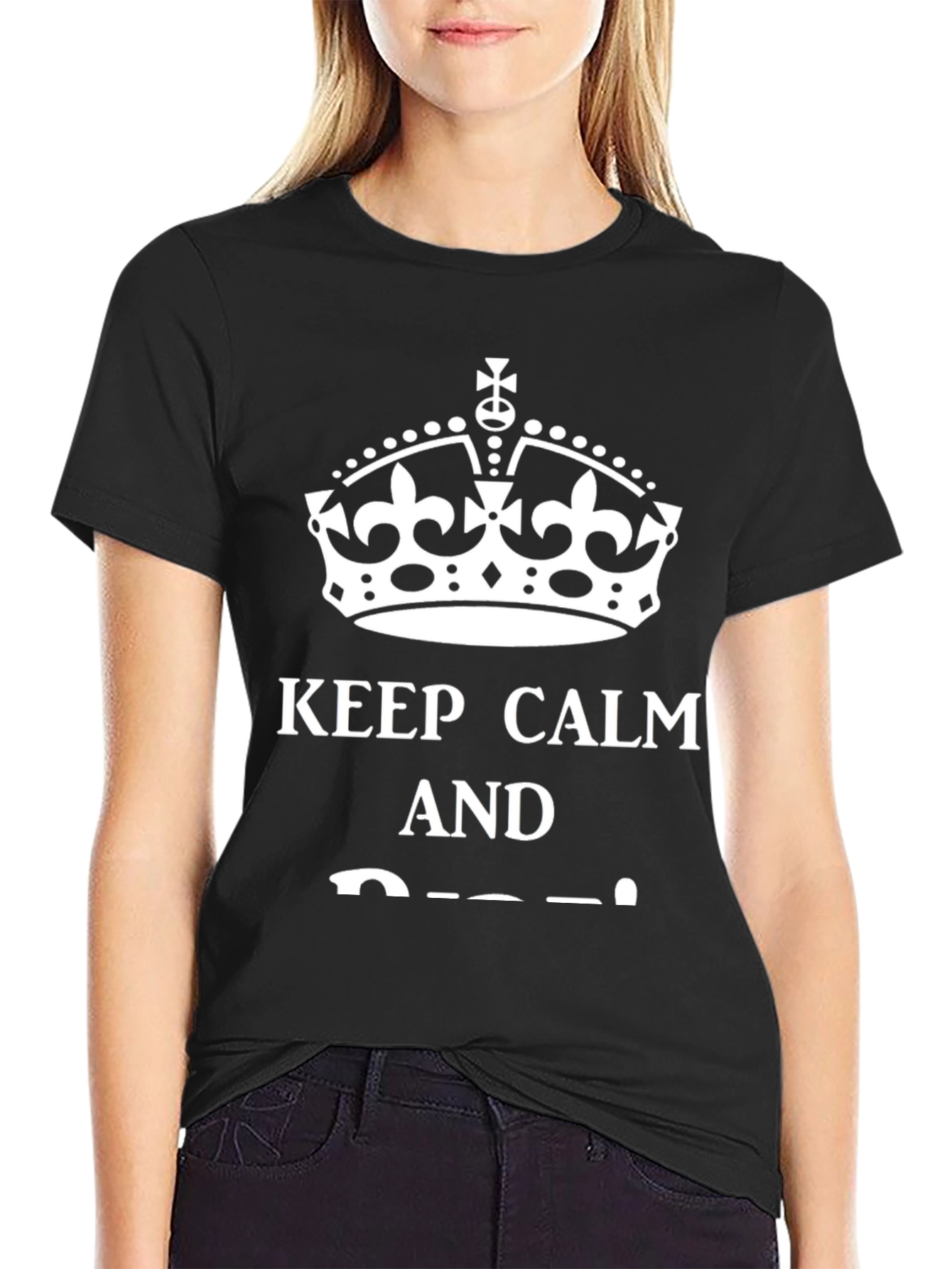 Keep Calm T-Shirt - Crown Design