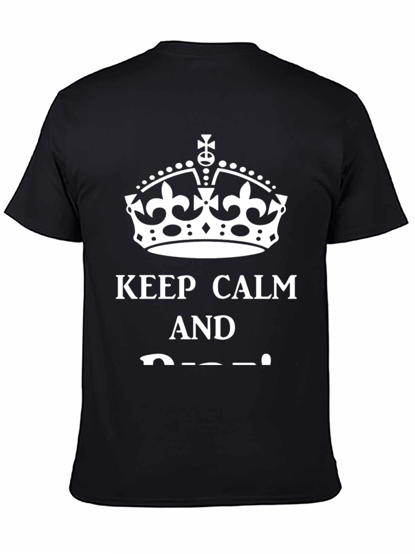 Keep Calm T-Shirt - Crown Design