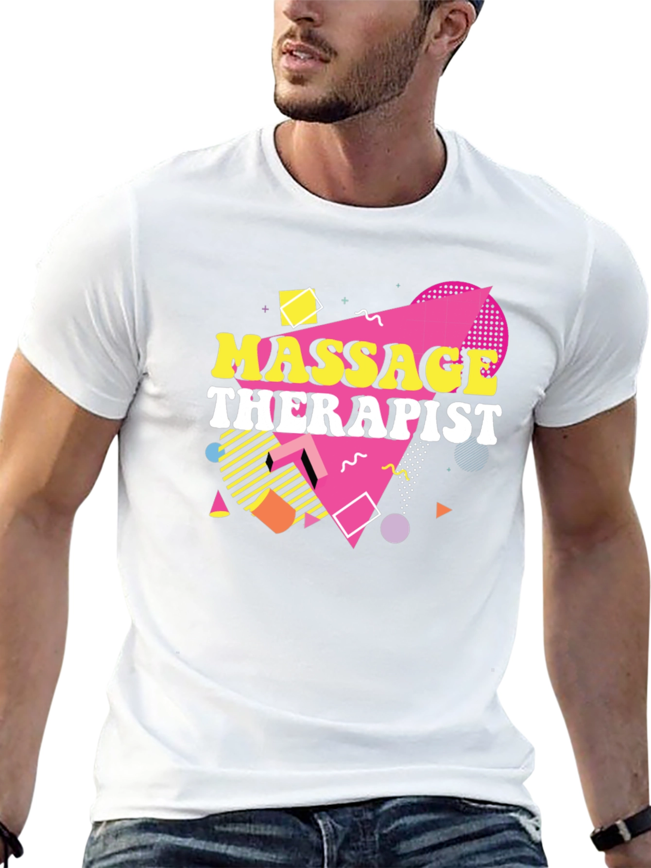 Massage Therapist Graphic Tee - Black
