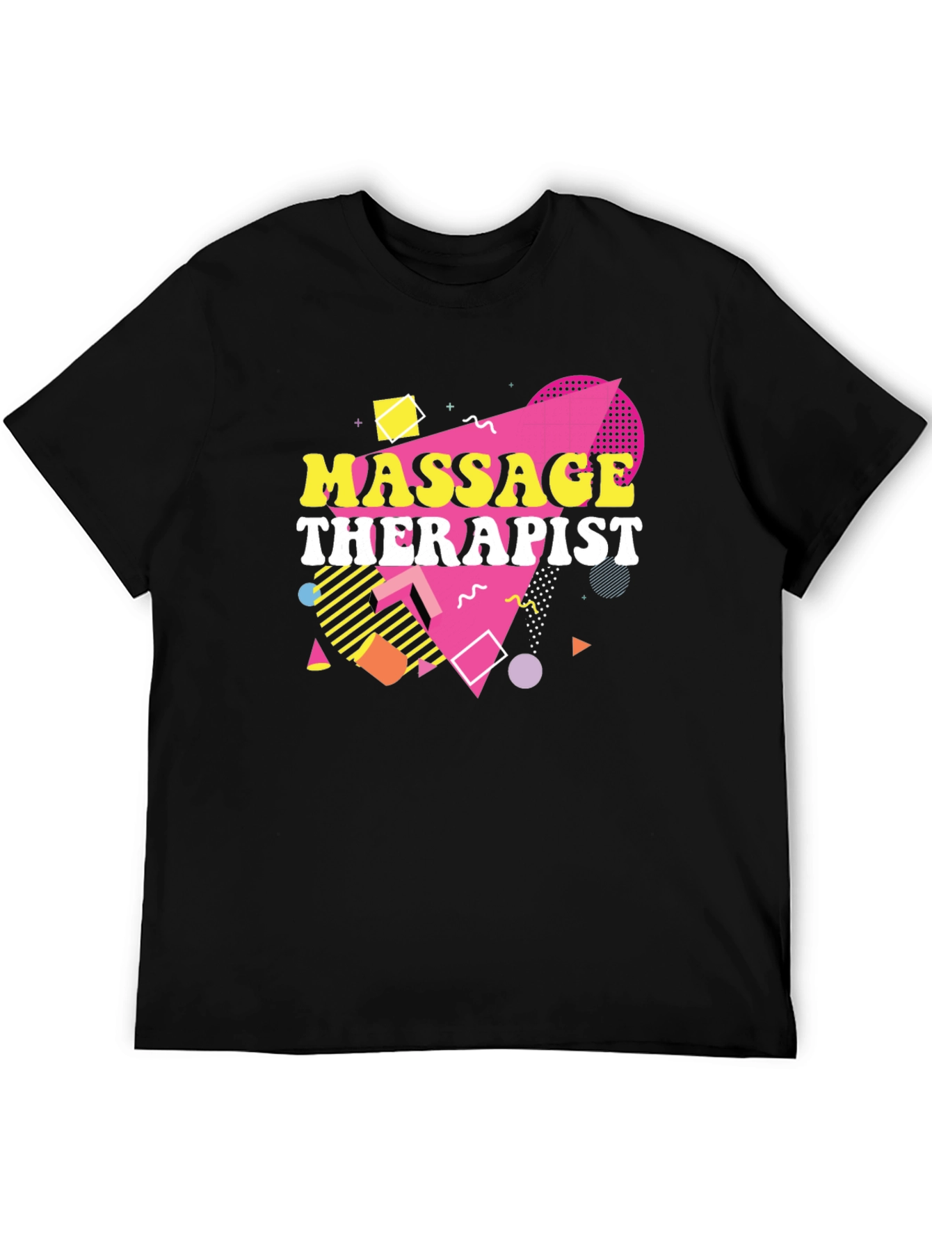 Massage Therapist Graphic Tee - Black