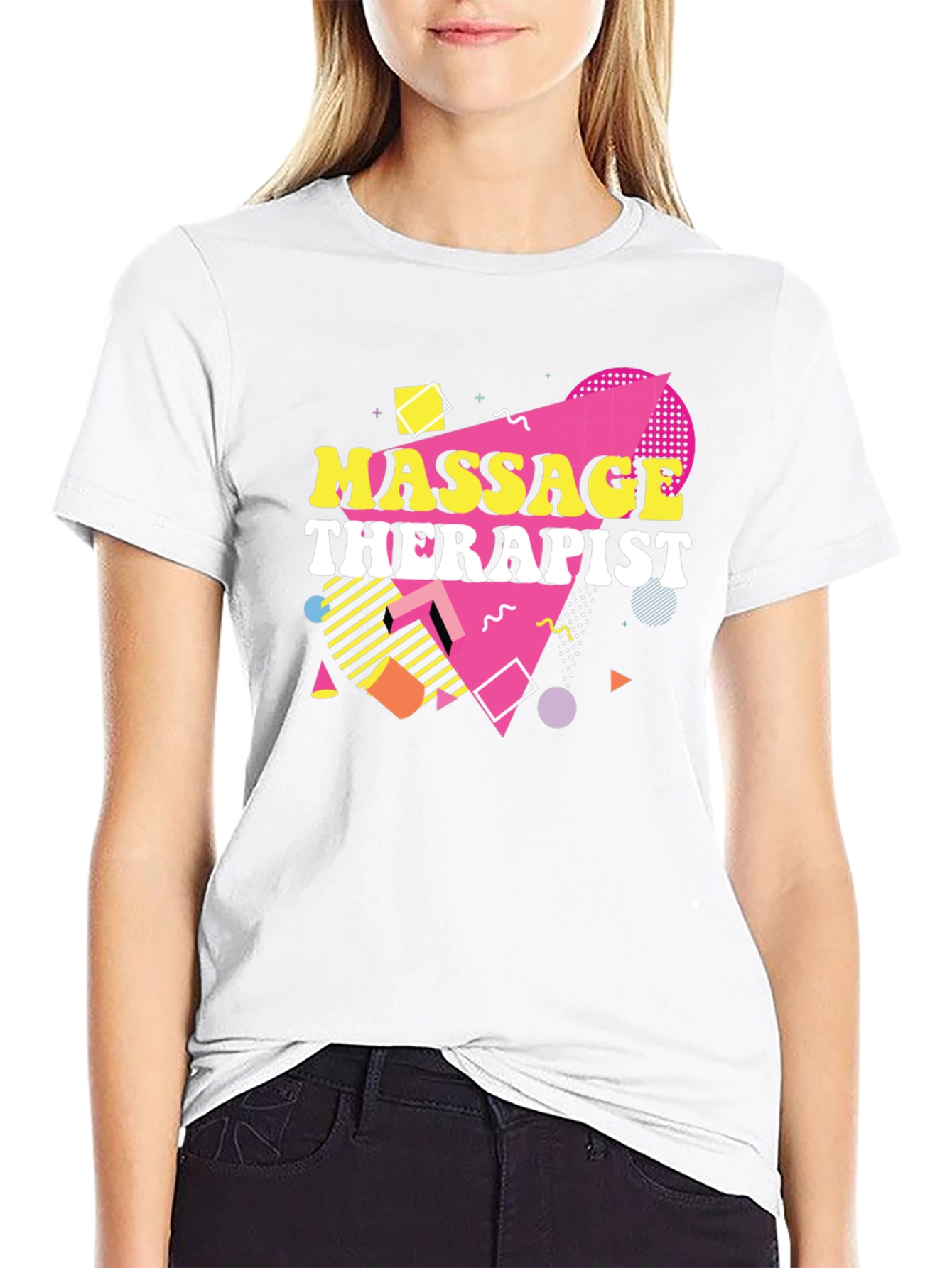 Massage Therapist Graphic Tee - Black