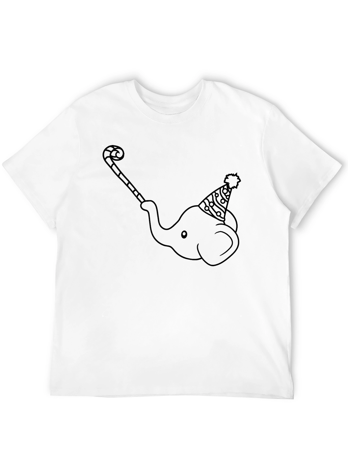 Elephant Party Tee - Quirky Graphic Print T-Shirt
