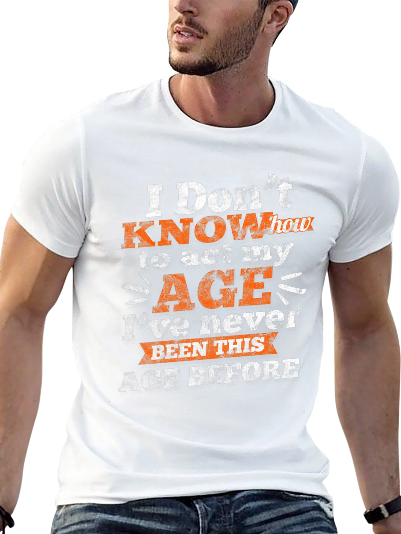 Funny Age Humor Graphic T-Shirt