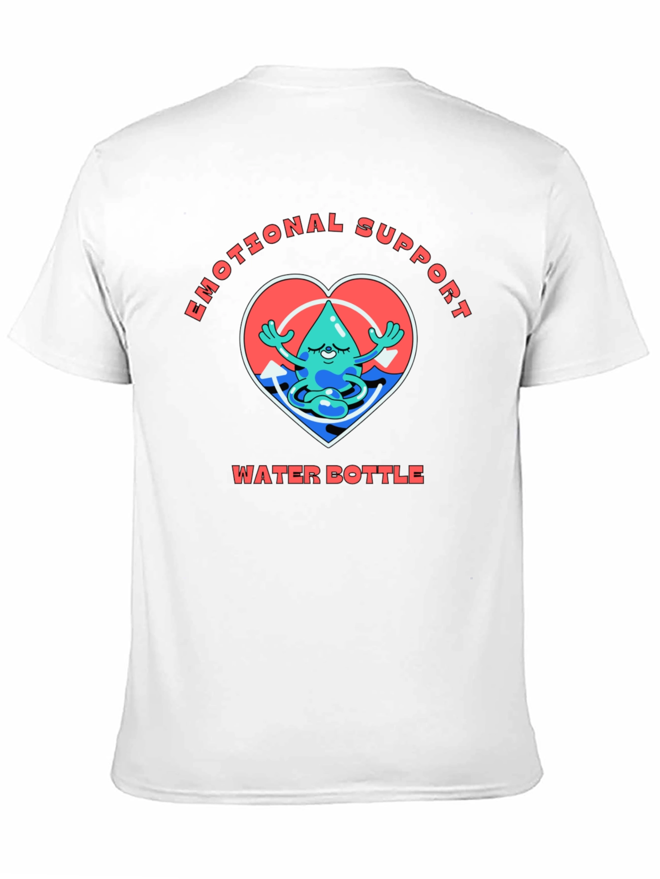 Emotional Support Water Bottle Graphic Tee