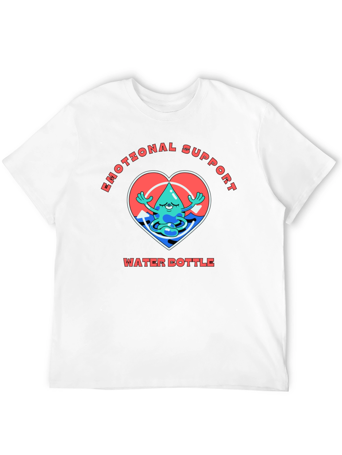 Emotional Support Water Bottle Graphic Tee