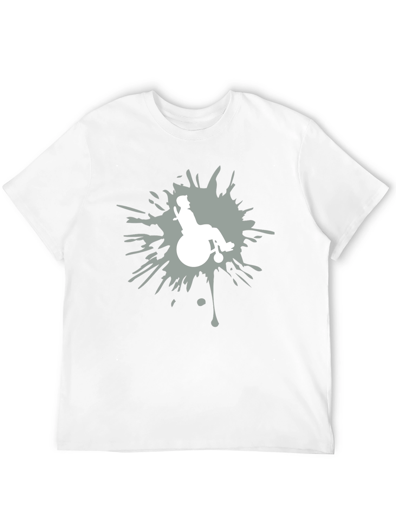 Wheelchair Silhouette Graphic T-Shirt