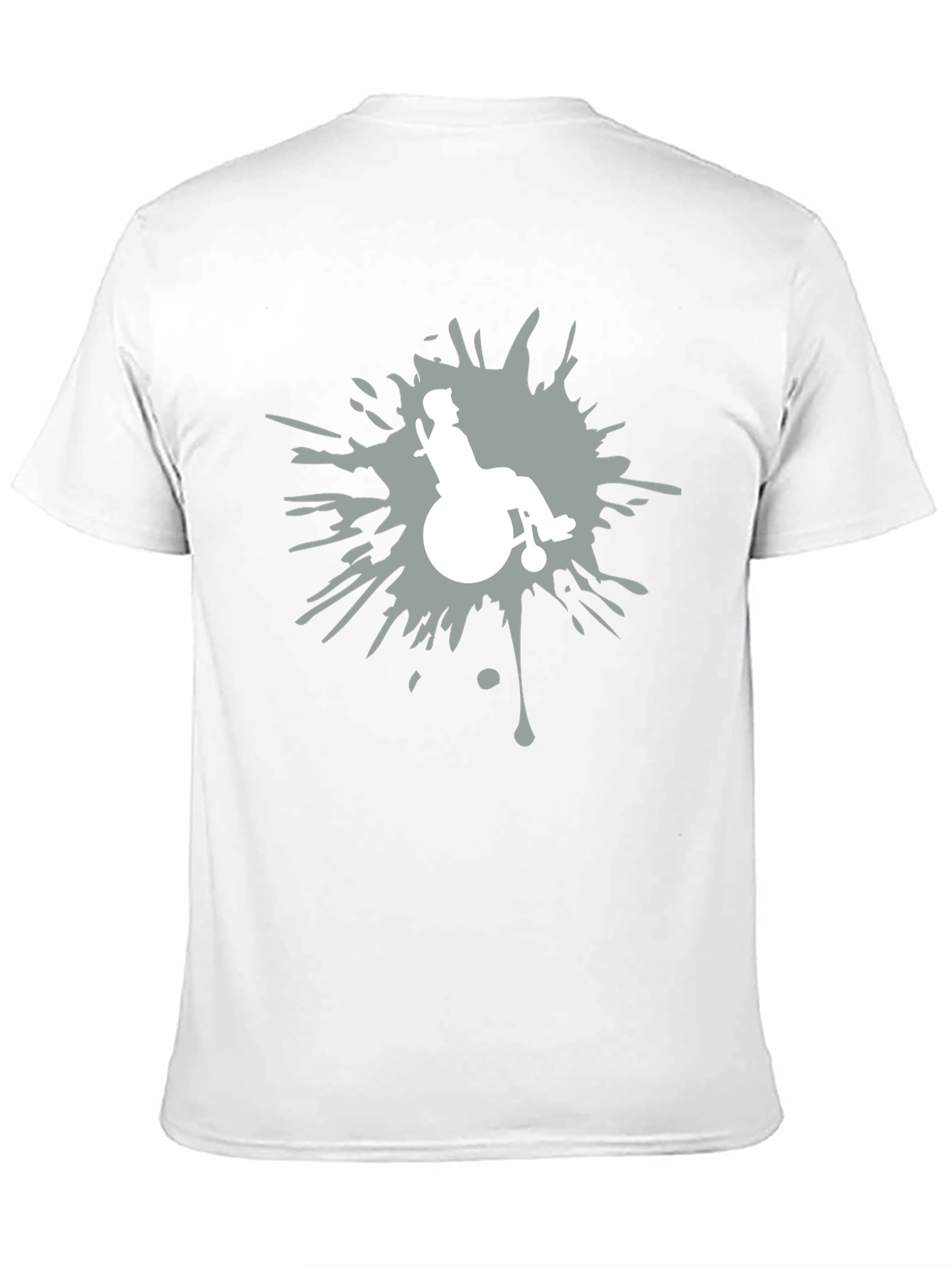 Wheelchair Silhouette Graphic T-Shirt
