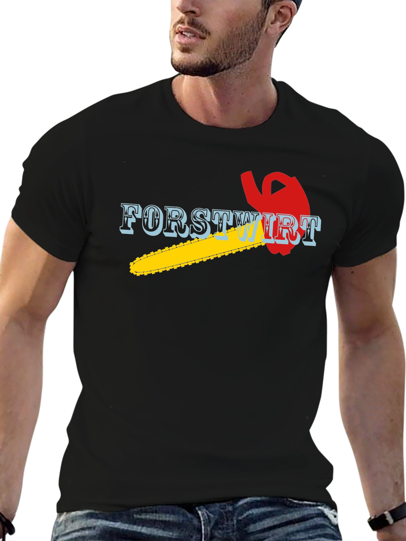Forstwirt Chainsaw T-Shirt Lumberjack Woodworker Tee