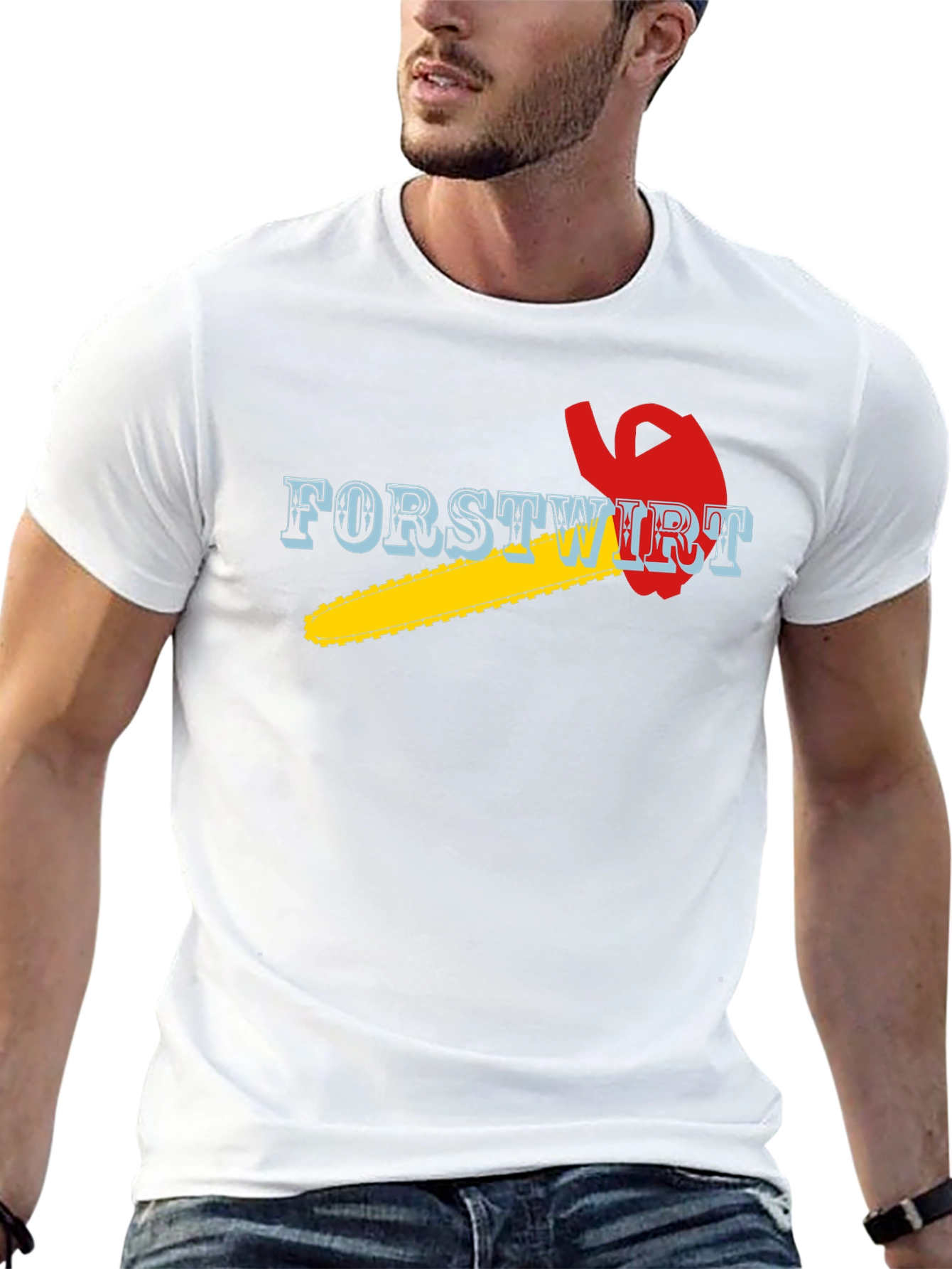 Forstwirt Chainsaw T-Shirt Lumberjack Woodworker Tee
