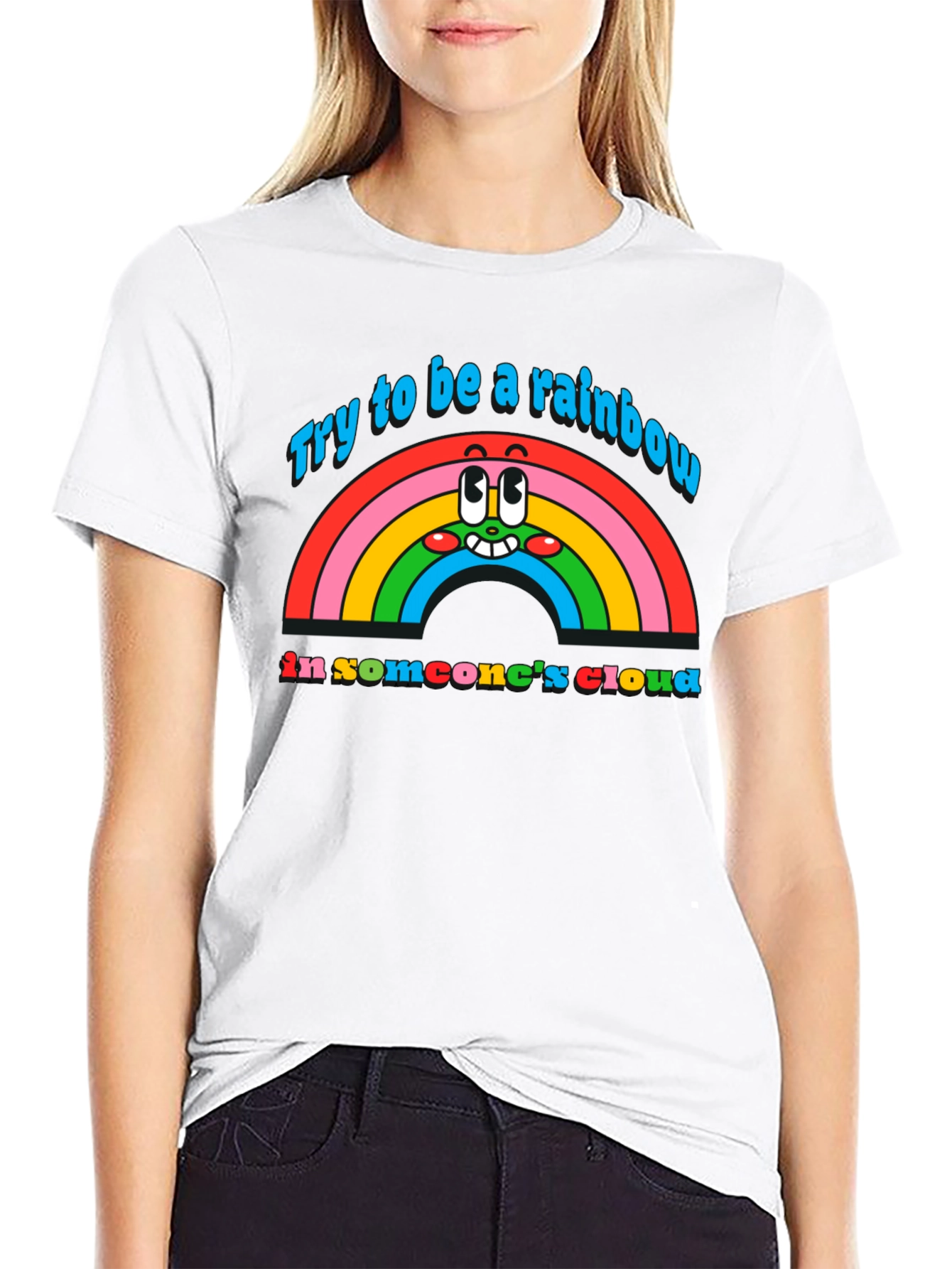 Rainbow Cloud Graphic Tee