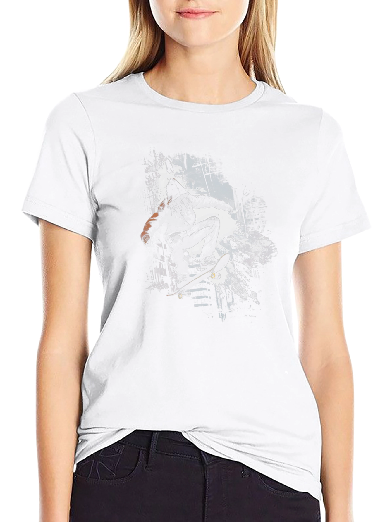 Skateboarder Graphic Tee - Urban Style