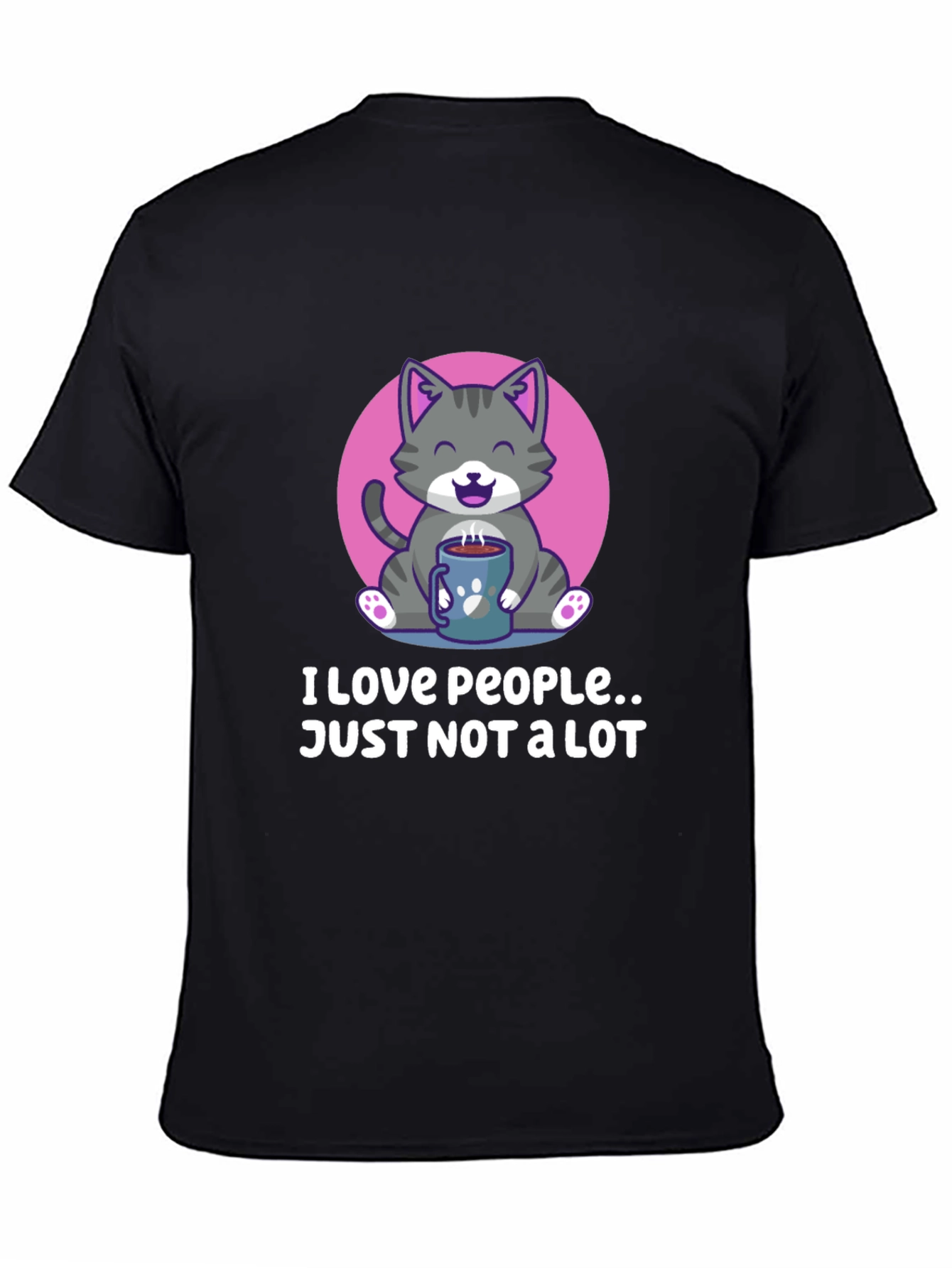Funny Cat Coffee T-Shirt