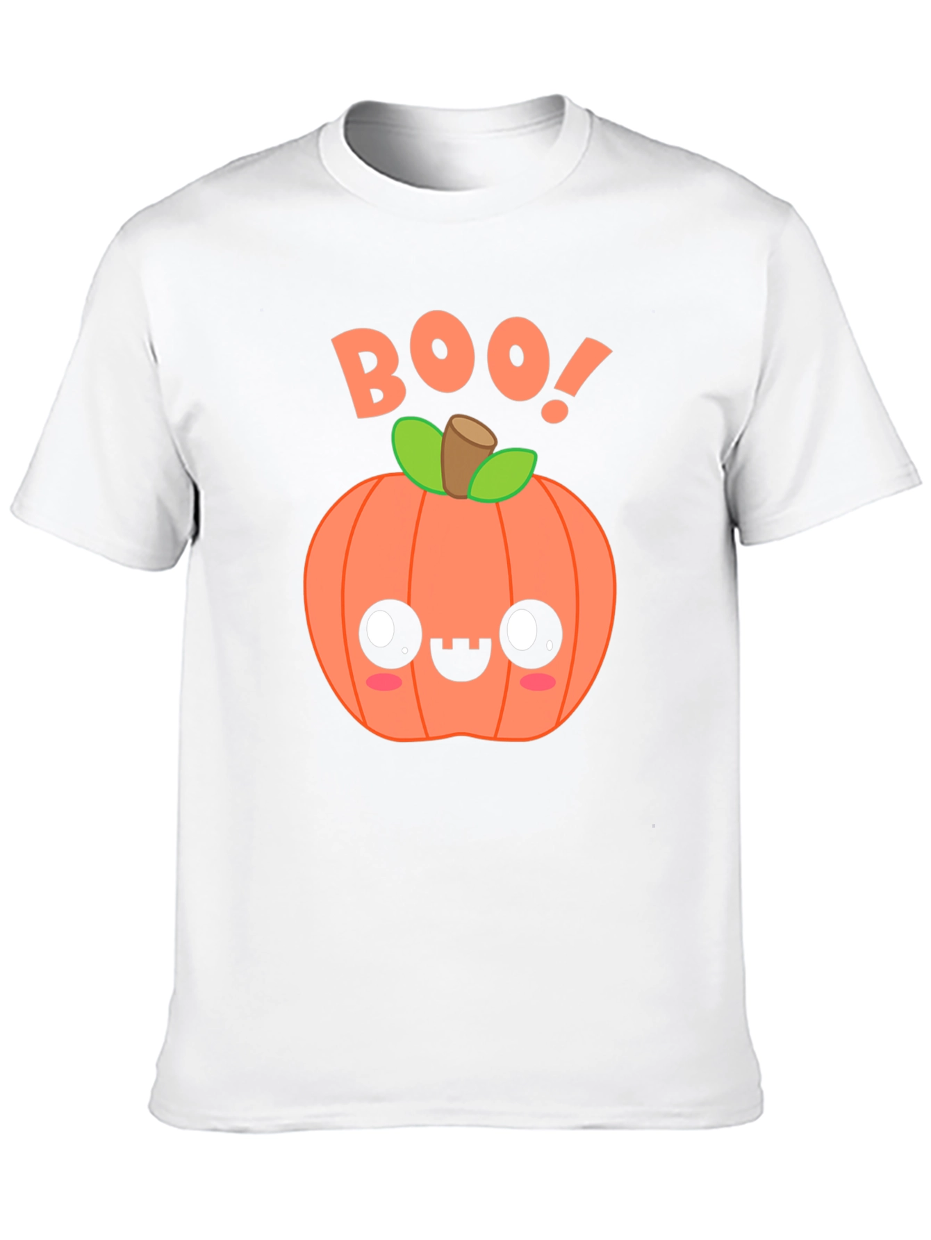 Cute Halloween Pumpkin BOO! Graphic Tee