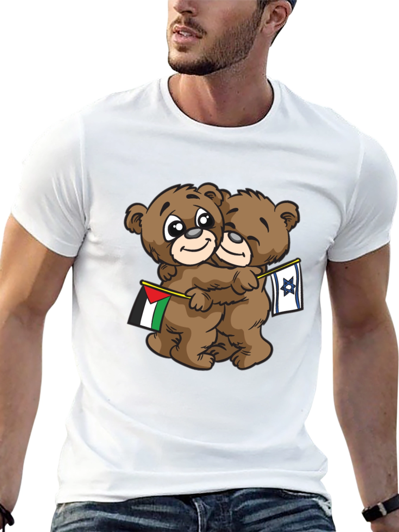 Peace Bears T-Shirt - Israeli Palestinian Unity Tee