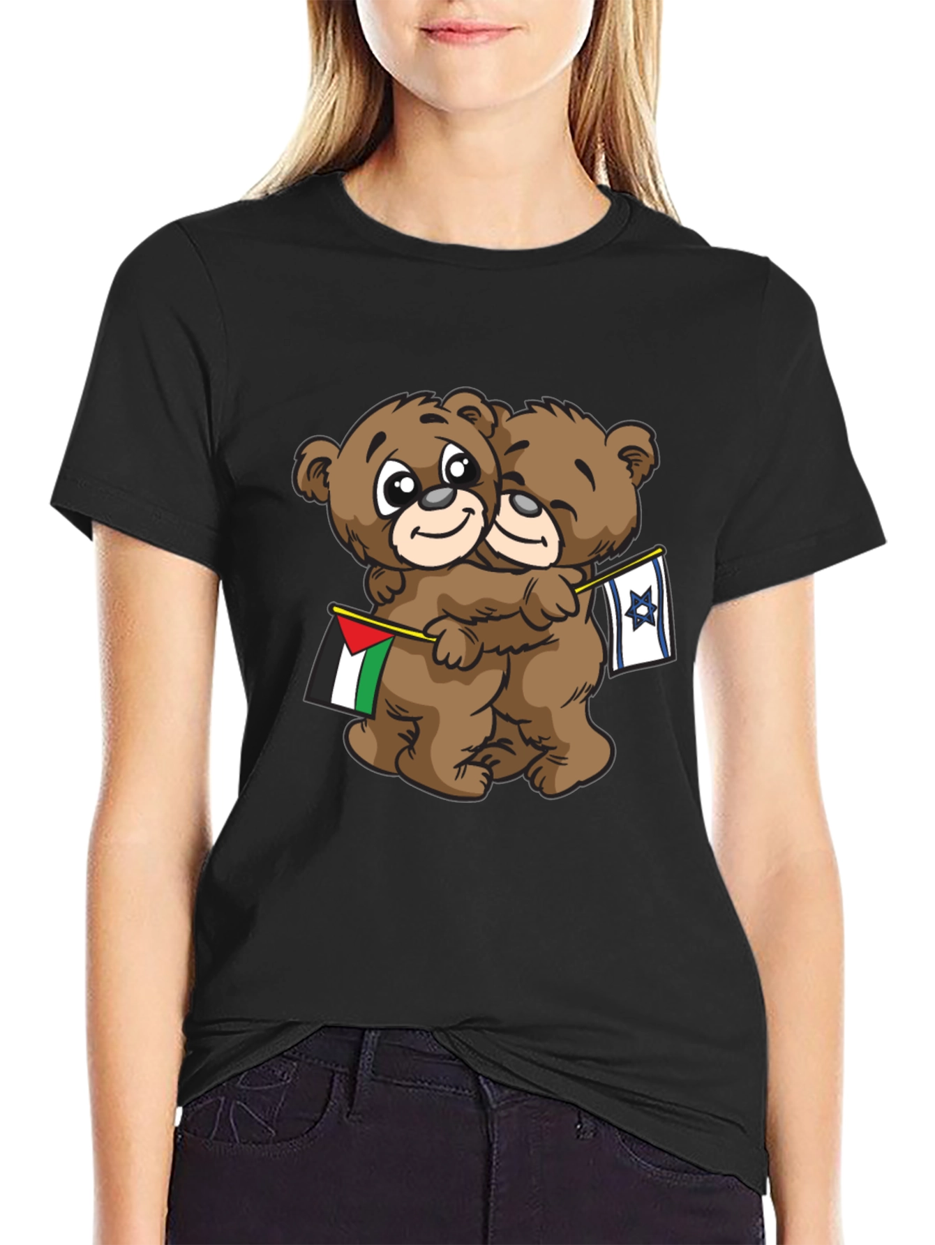 Peace Bears T-Shirt - Israeli Palestinian Unity Tee
