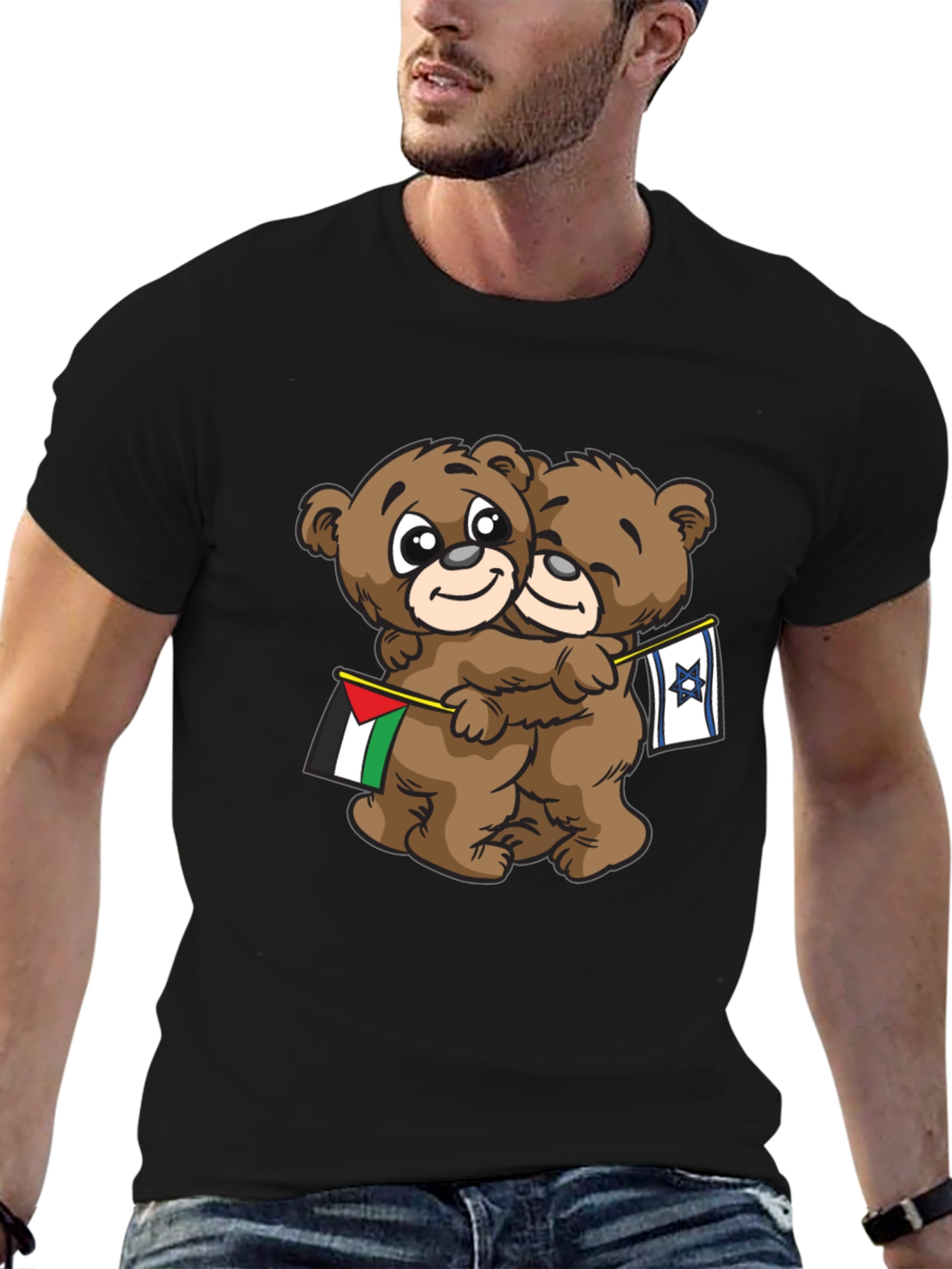 Peace Bears T-Shirt - Israeli Palestinian Unity Tee
