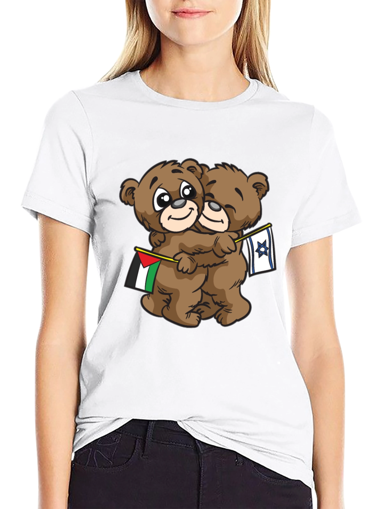 Peace Bears T-Shirt - Israeli Palestinian Unity Tee