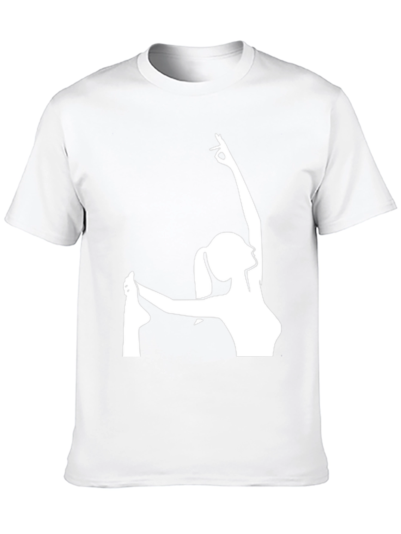 Yoga Pose Graphic T-Shirt - Black