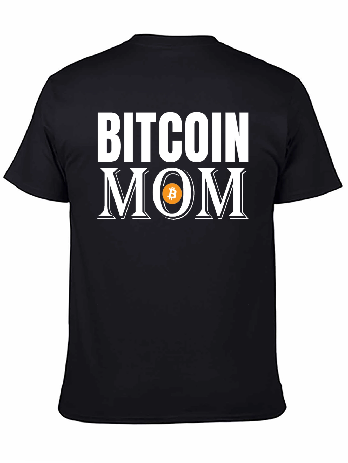 Bitcoin Mom Black T-Shirt - Crypto Currency Gift