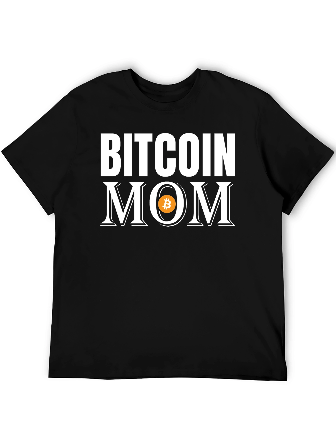 Bitcoin Mom Black T-Shirt - Crypto Currency Gift