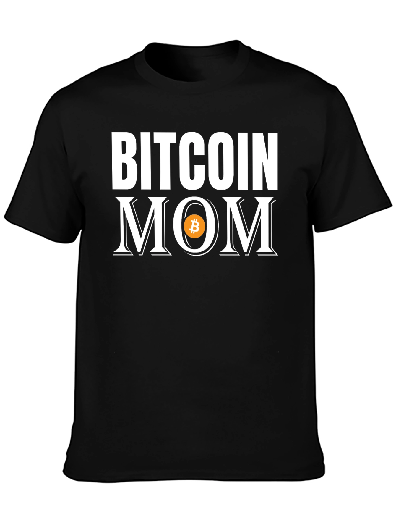 Bitcoin Mom Black T-Shirt - Crypto Currency Gift