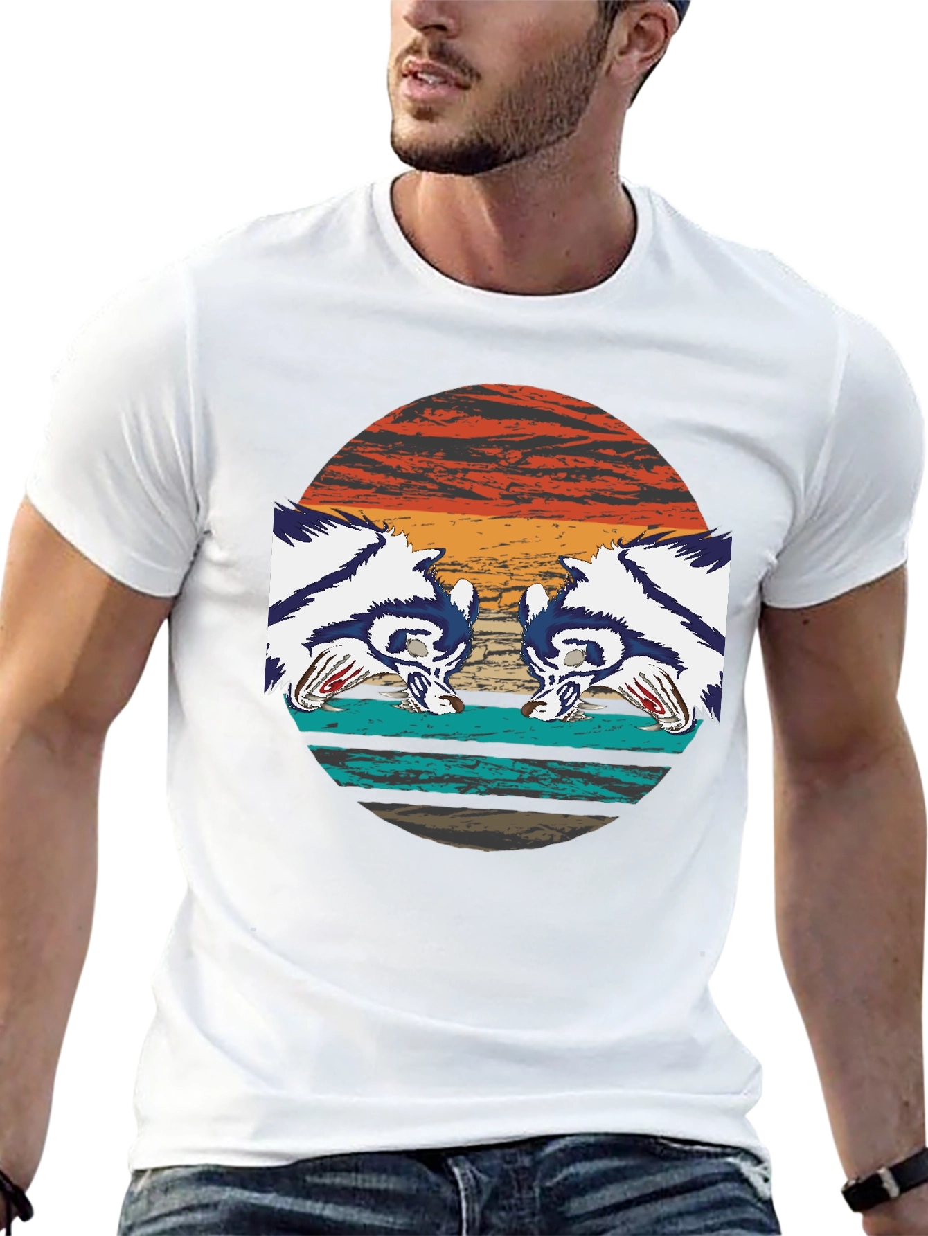 Retro Raccoon T-Shirt