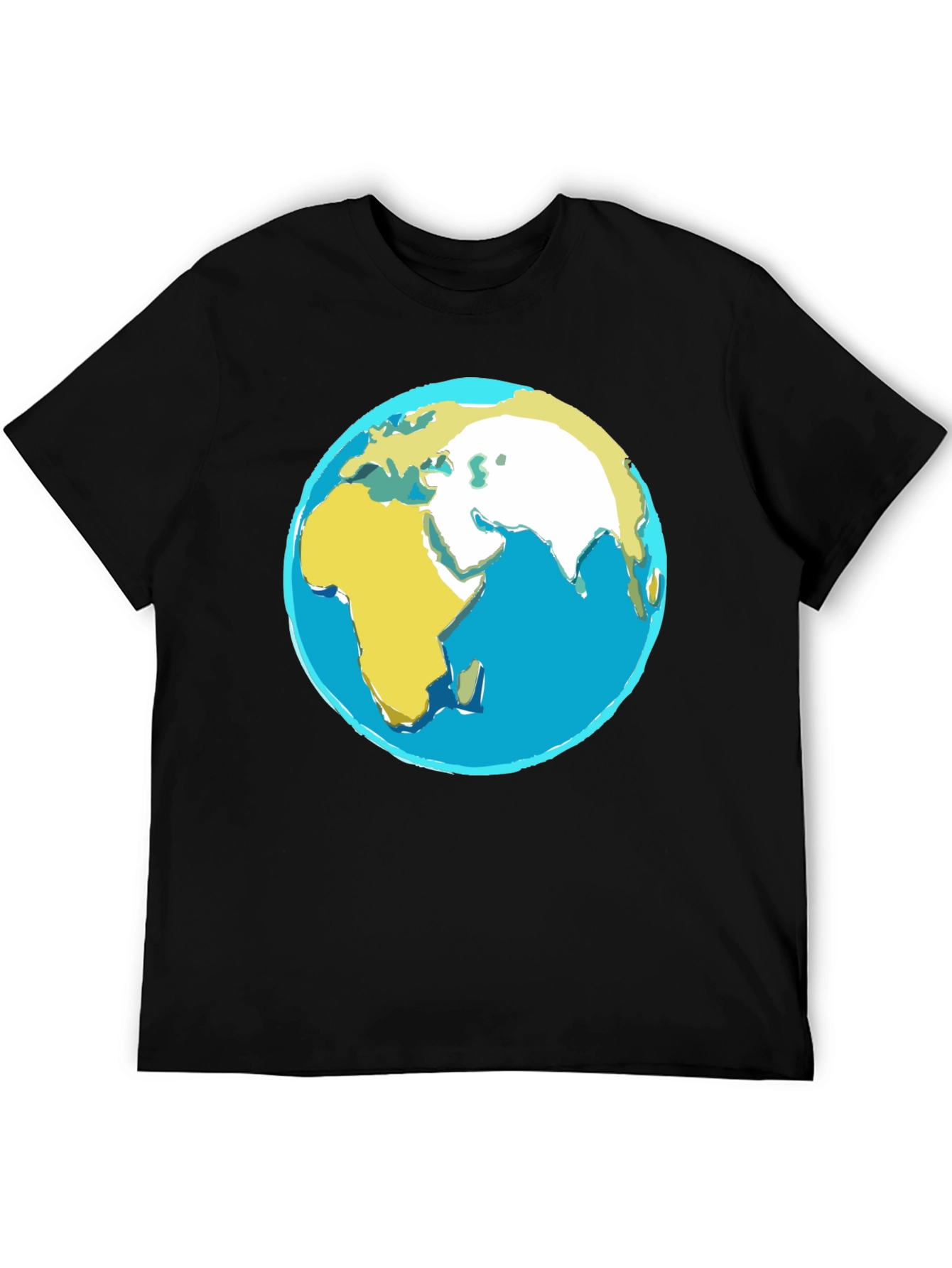 Earth Graphic Black T-Shirt