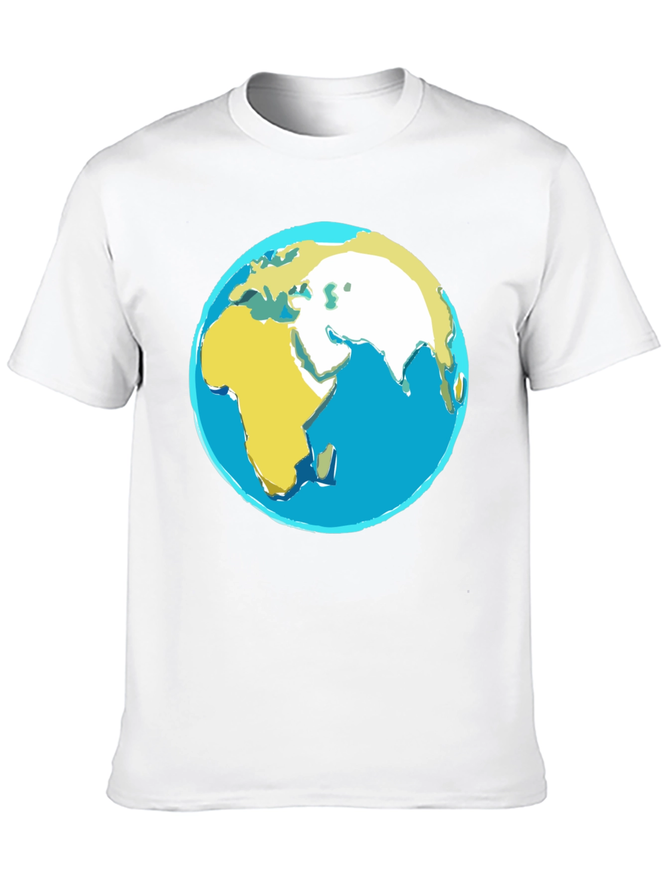 Earth Graphic Black T-Shirt