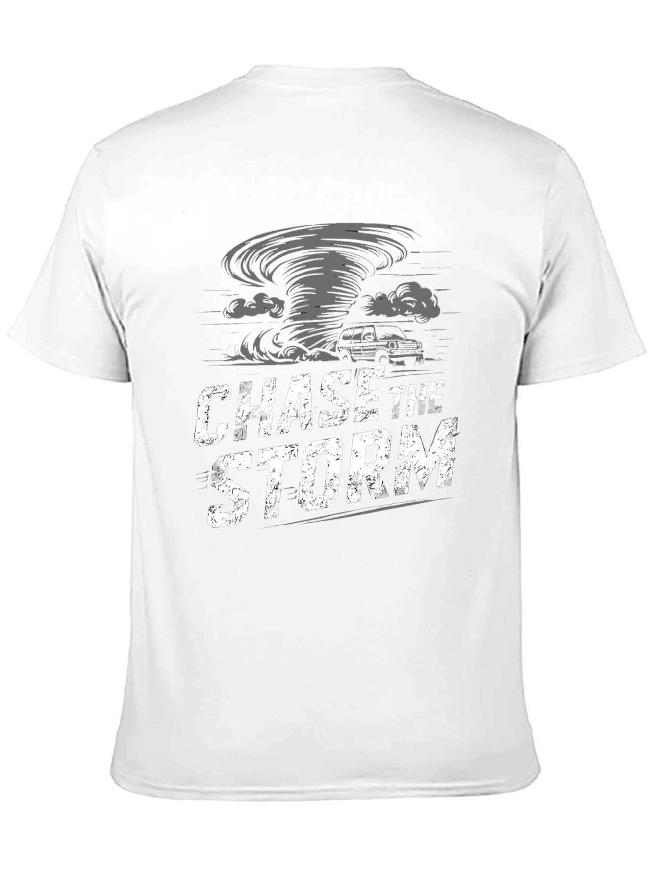 Chase the Storm Graphic Black T-Shirt