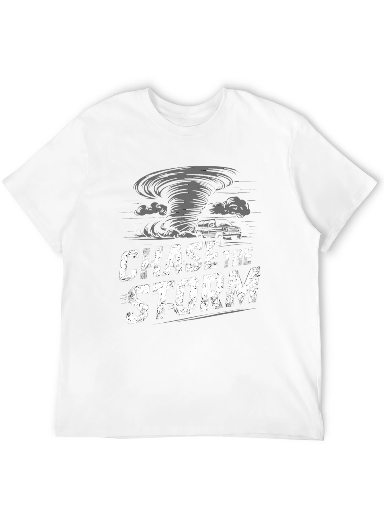 Chase the Storm Graphic Black T-Shirt