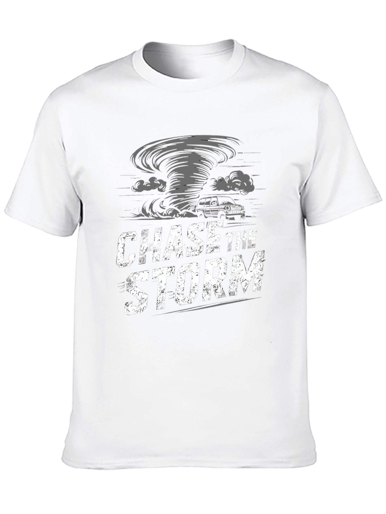 Chase the Storm Graphic Black T-Shirt