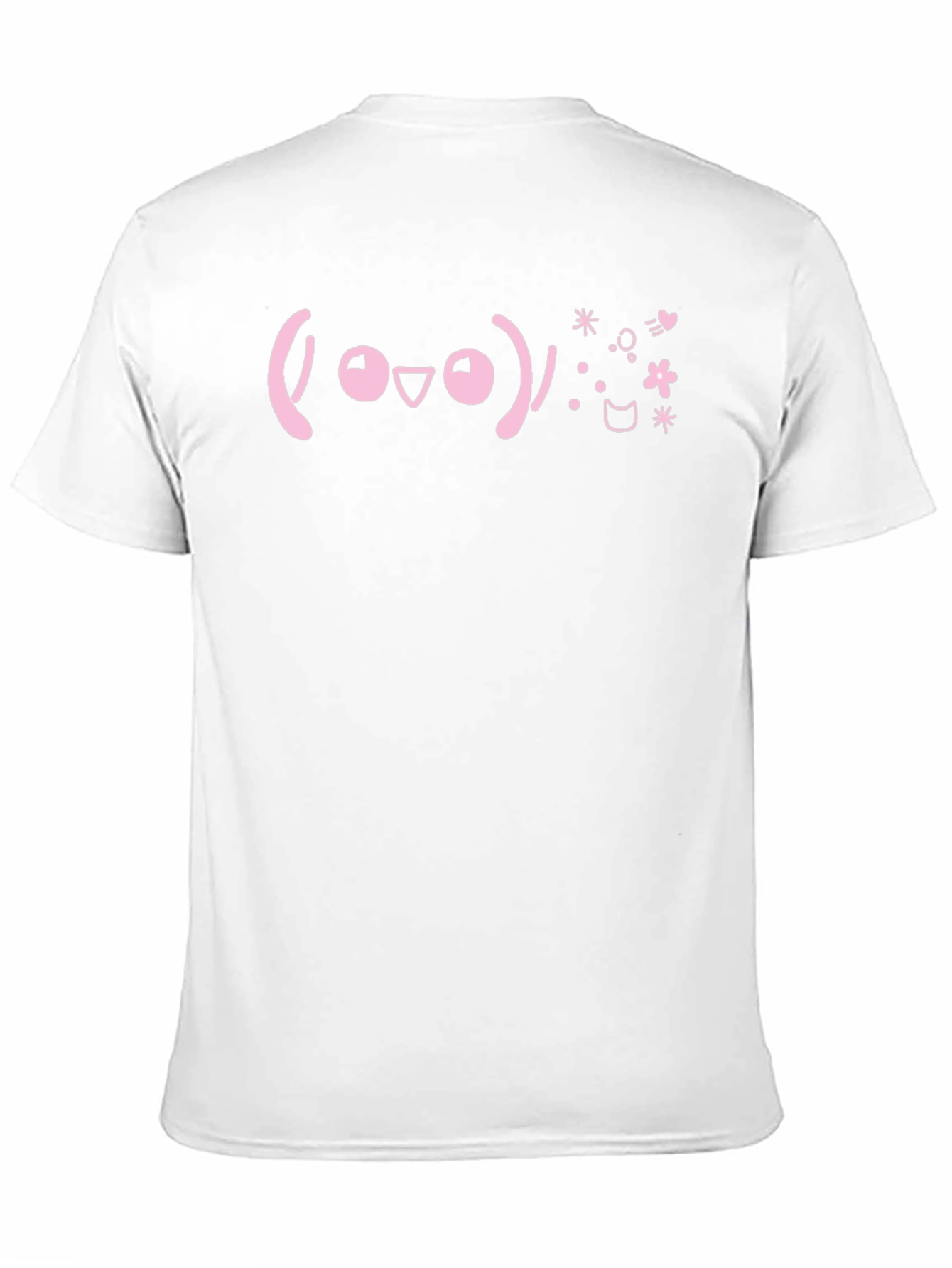 Kawaii Emoticon Black T-Shirt