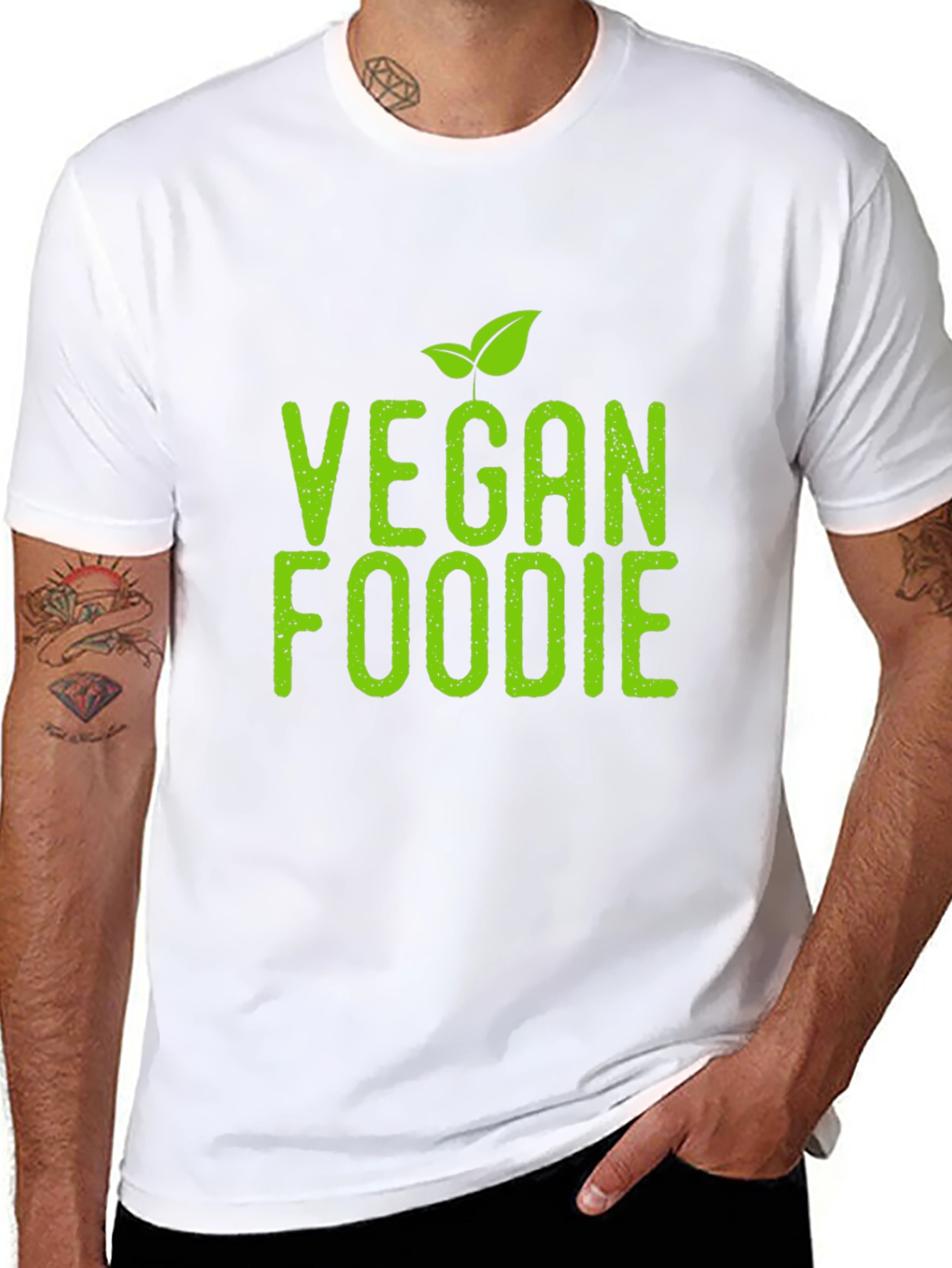 Vegan Foodie Graphic T-Shirt - Stylish & Comfortable