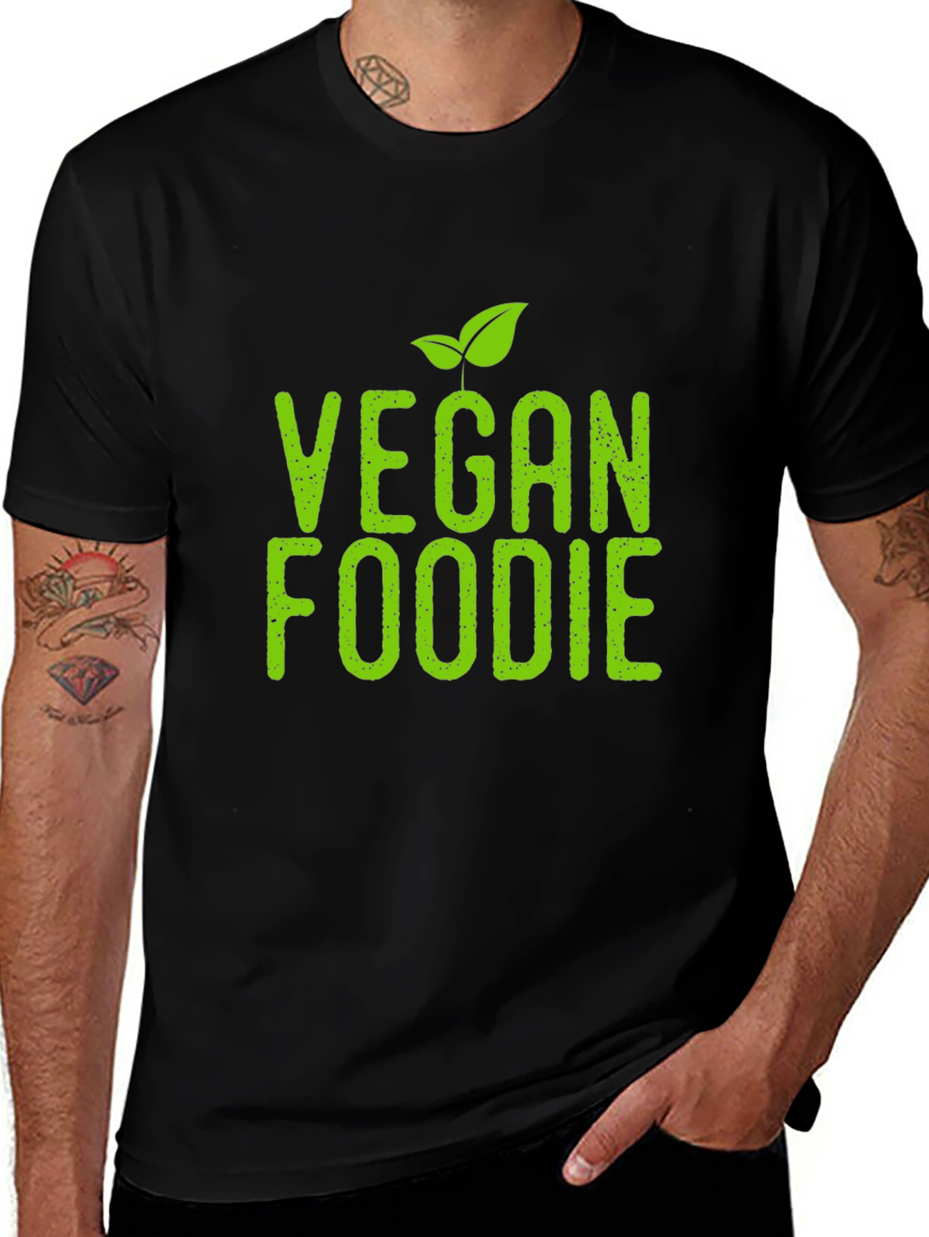 Vegan Foodie Graphic T-Shirt - Stylish & Comfortable