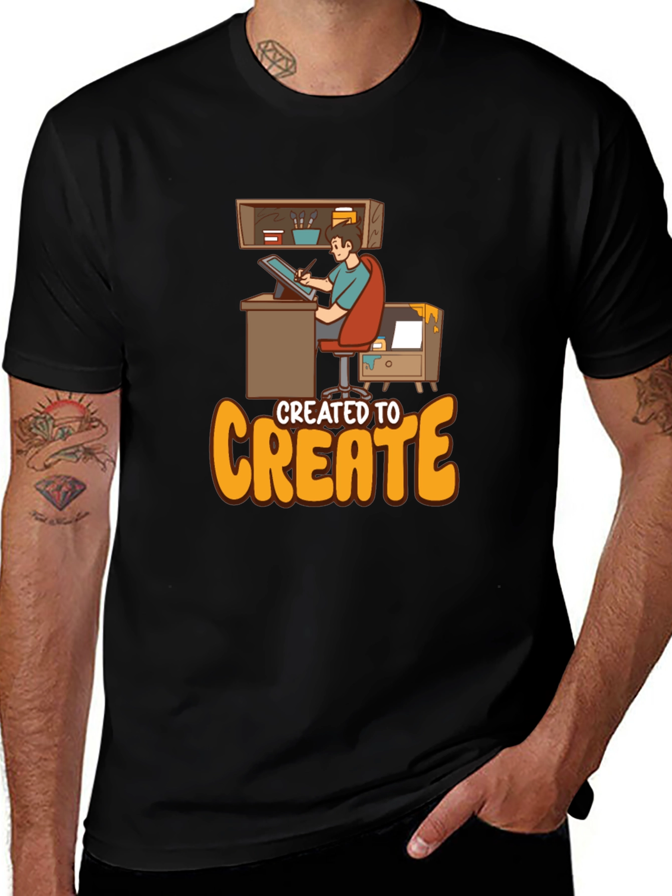 Created to Create Graphic T-Shirt