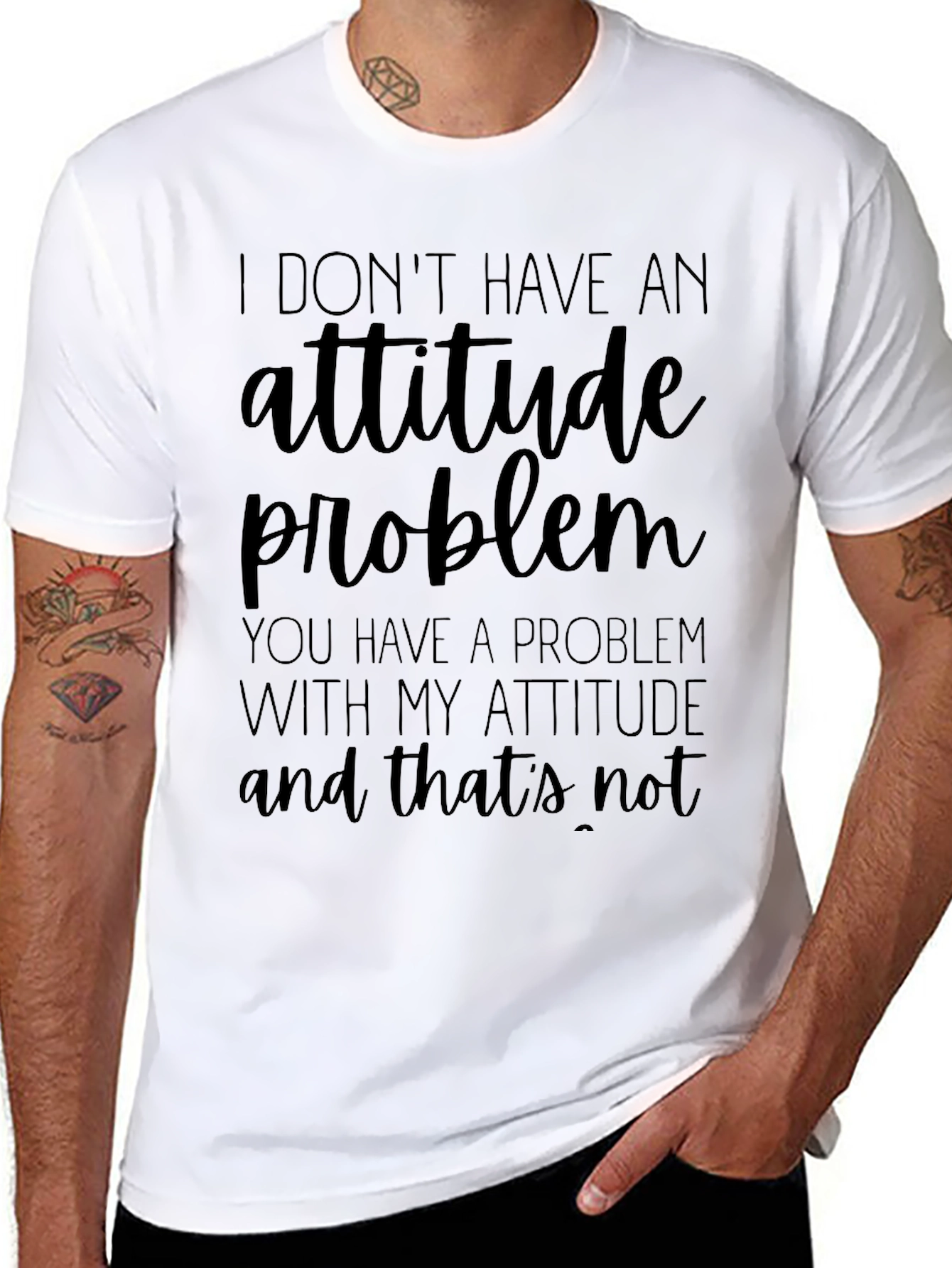 Attitude Problem Graphic Tee - Humorous T-Shirt